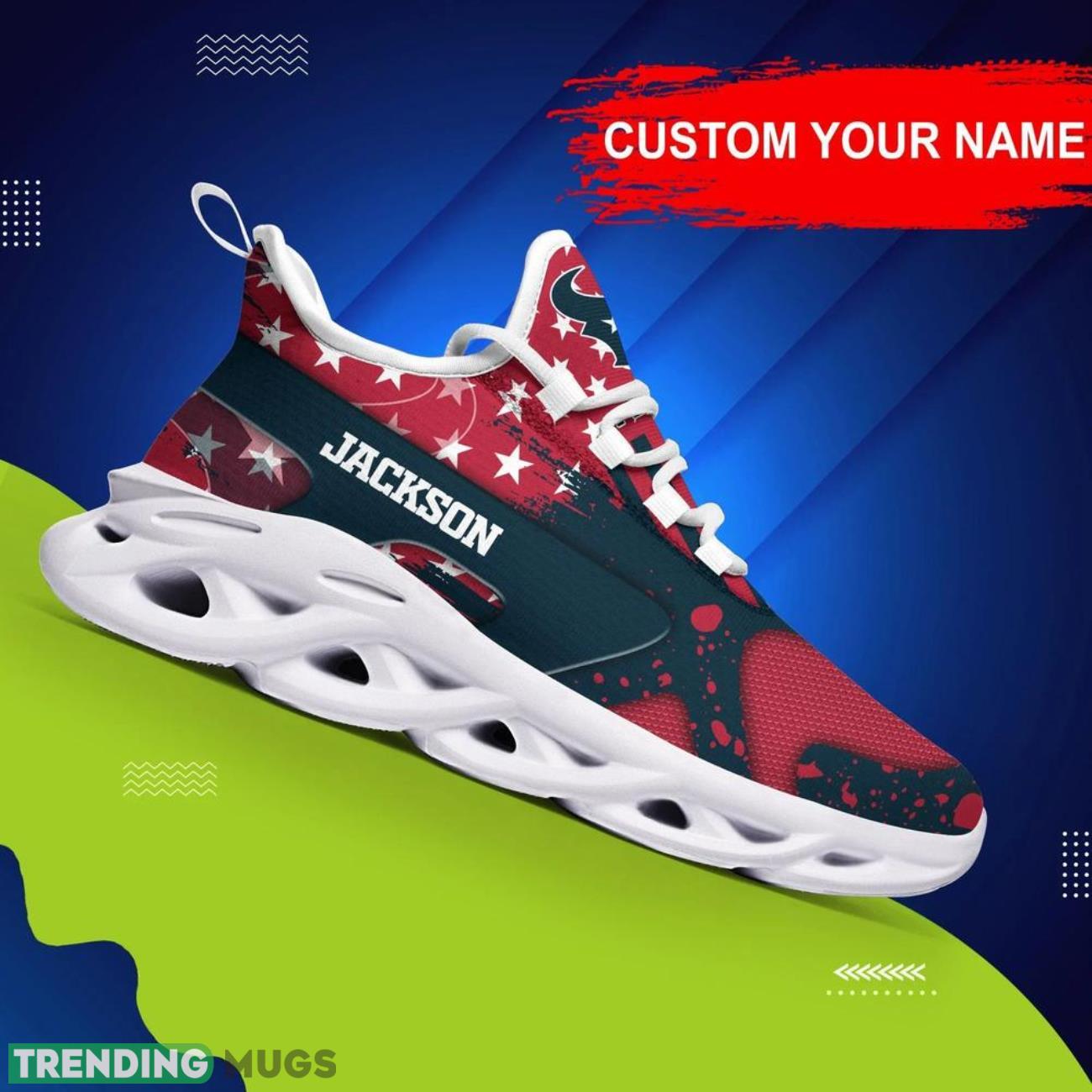 Houston Texans NFL Logo Sport Team Max Soul Shoes Sneakers Clunky Shoes Custom Name Personalized Gifts Product Photo 1 Houston Texans NFL Logo Sport Team Max Soul Shoes Sneakers Clunky Shoes Custom Name Personalized Gifts Product Photo 1