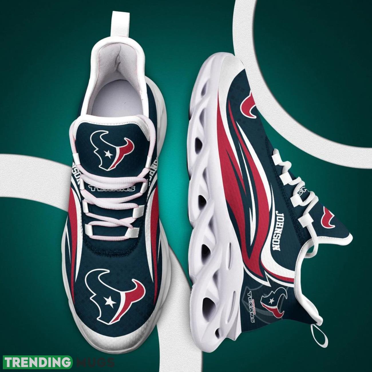 Houston Texans NFL Max Soul Shoes Custom Name Sneakers Hot Trending Personalized Sneakers Max Soul Houston Texans NFL Max Soul Shoes Custom Name Sneakers Hot Trending Personalized Sneakers Max Soul