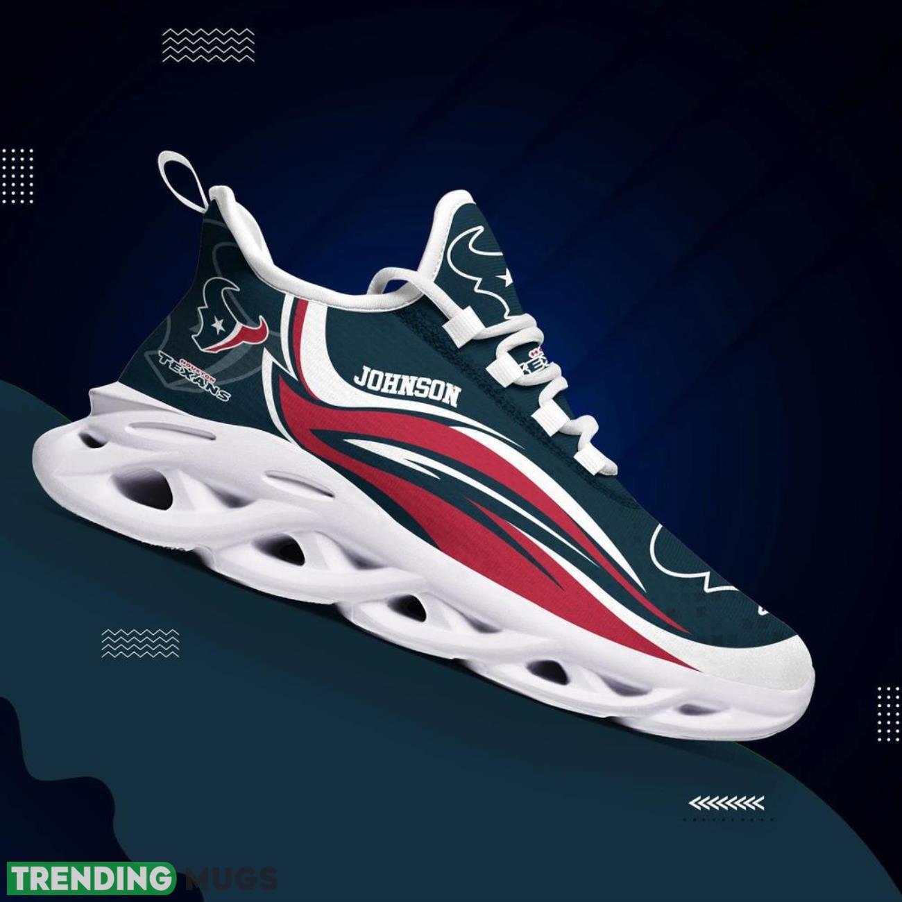 Houston Texans NFL Max Soul Shoes Custom Name Sneakers Hot Trending Personalized Sneakers Max Soul Houston Texans NFL Max Soul Shoes Custom Name Sneakers Hot Trending Personalized Sneakers Max Soul