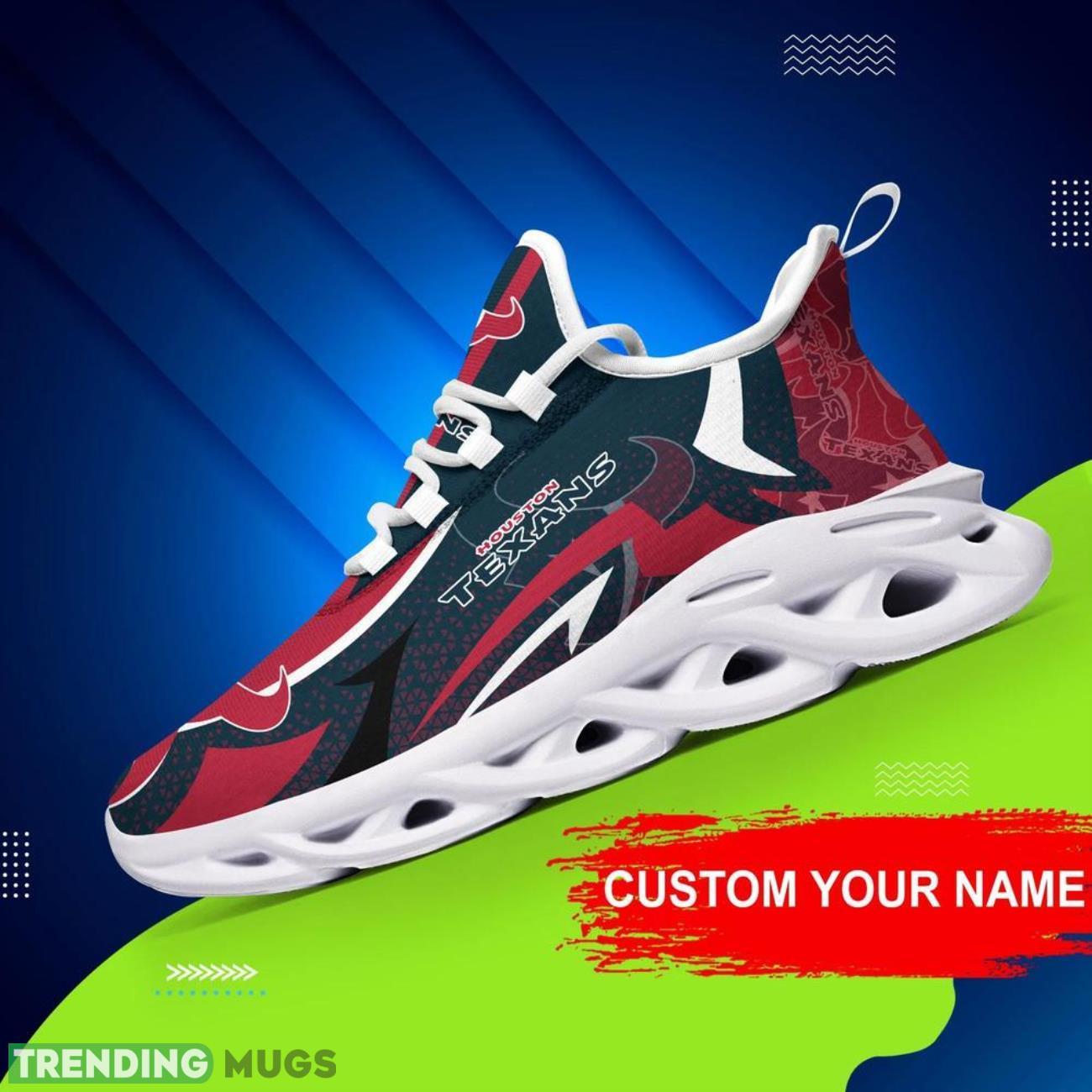 Houston Texans NFL Max Soul Shoes Custom Name Sneakers Hot Trending Running Sneakers Max Soul Houston Texans NFL Max Soul Shoes Custom Name Sneakers Hot Trending Running Sneakers Max Soul