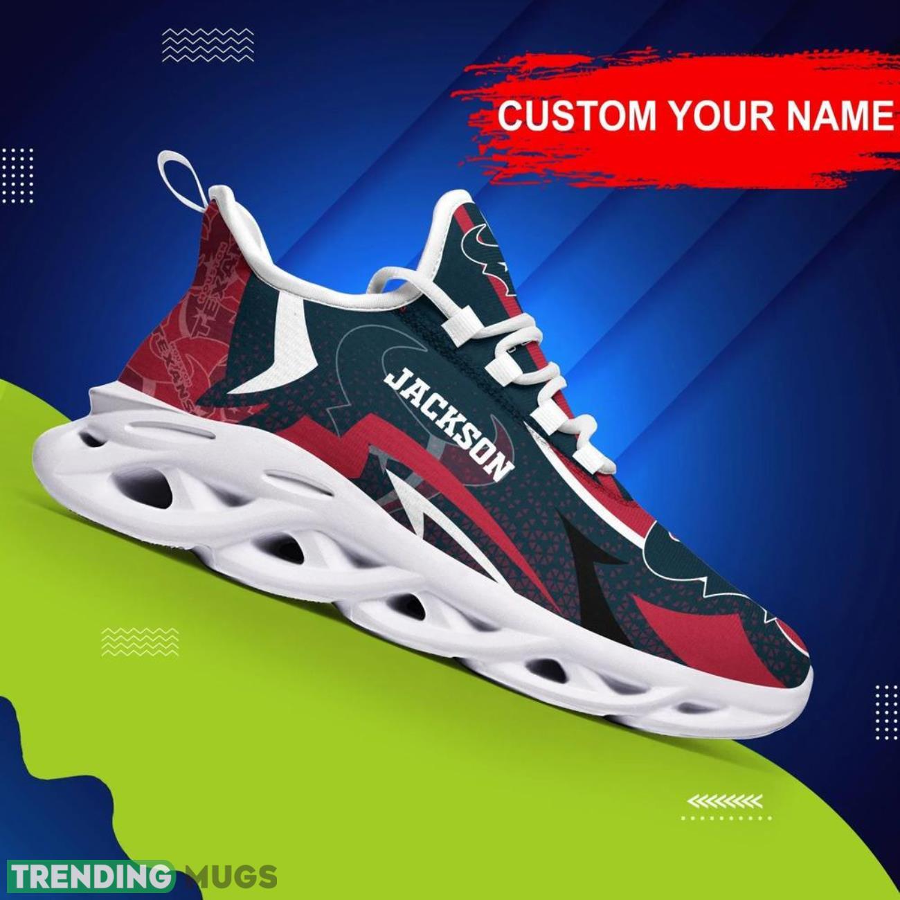 Houston Texans NFL Max Soul Shoes Custom Name Sneakers Hot Trending Running Sneakers Product Photo 1 Houston Texans NFL Max Soul Shoes Custom Name Sneakers Hot Trending Running Sneakers Product Photo 1
