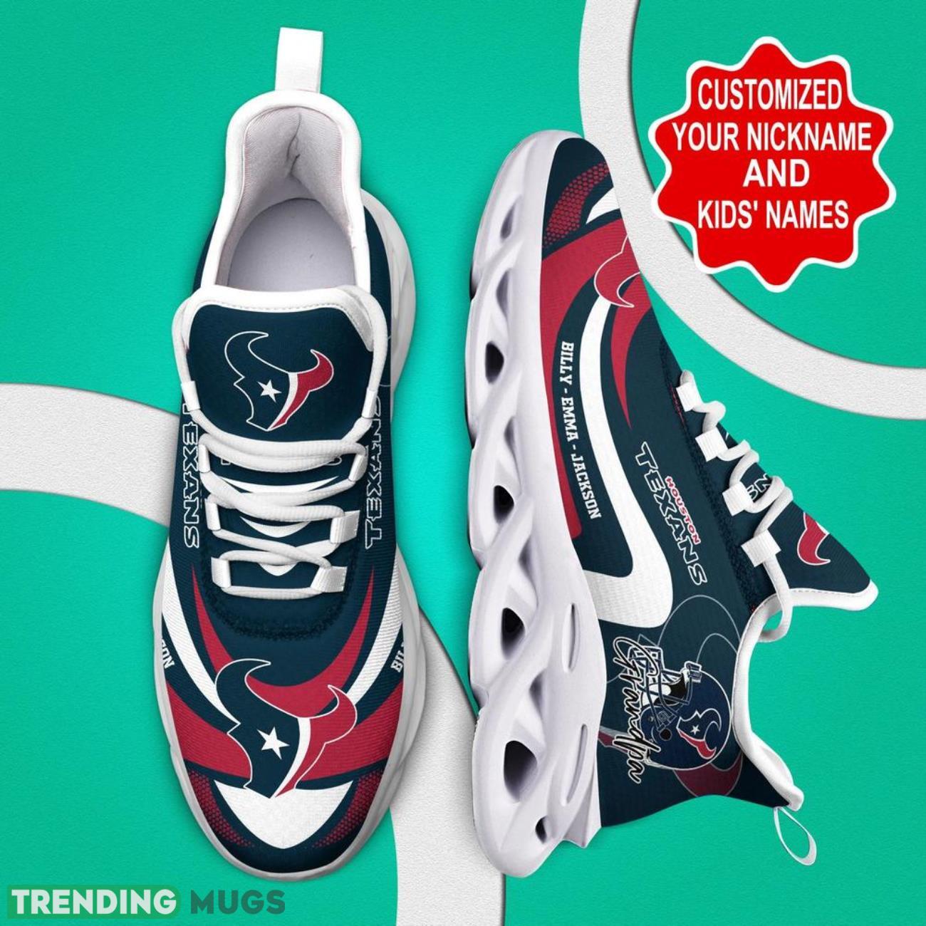 Houston Texans NFL Max Soul Sneakers Personalize Shoes For Fans Men Women Sport Running Shoes Max Soul Houston Texans NFL Max Soul Sneakers Personalize Shoes For Fans Men Women Sport Running Shoes Max Soul