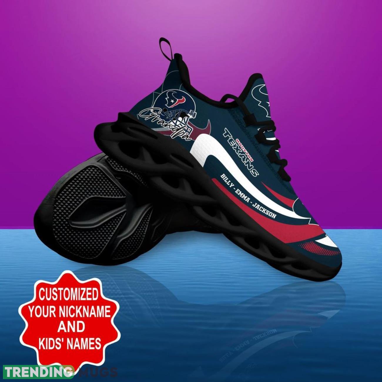 Houston Texans NFL Max Soul Sneakers Personalize Shoes For Fans Men Women Sport Running Shoes Max Soul Houston Texans NFL Max Soul Sneakers Personalize Shoes For Fans Men Women Sport Running Shoes Max Soul