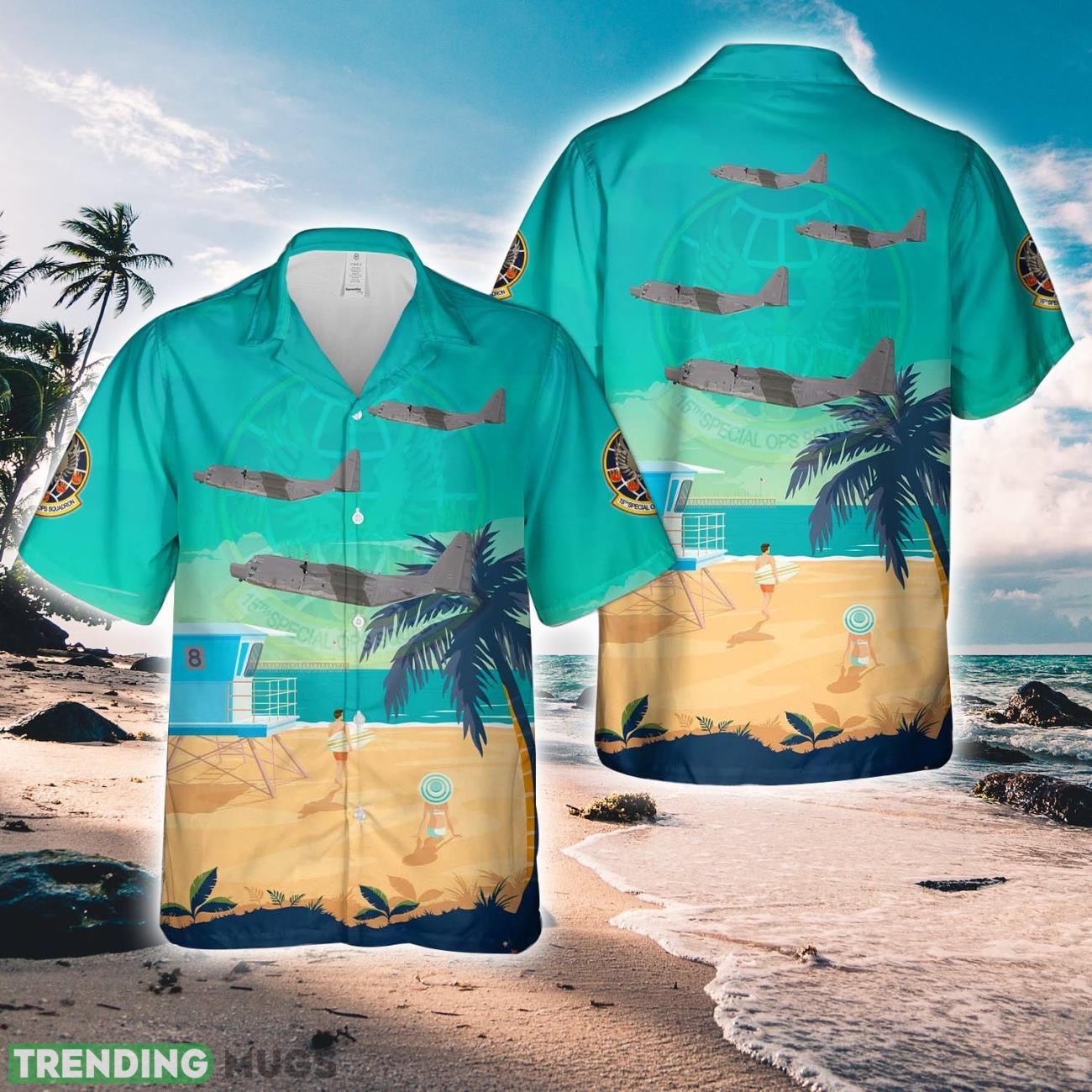 Hurlburt Field, Florida, US Air Force 15th Special Operations Squadron MC-130H Combat Talon II Hawaiian Shirt Unique Gift Product Photo 1 Hurlburt Field, Florida, US Air Force 15th Special Operations Squadron MC-130H Combat Talon II Hawaiian Shirt Unique Gift Product Photo 1