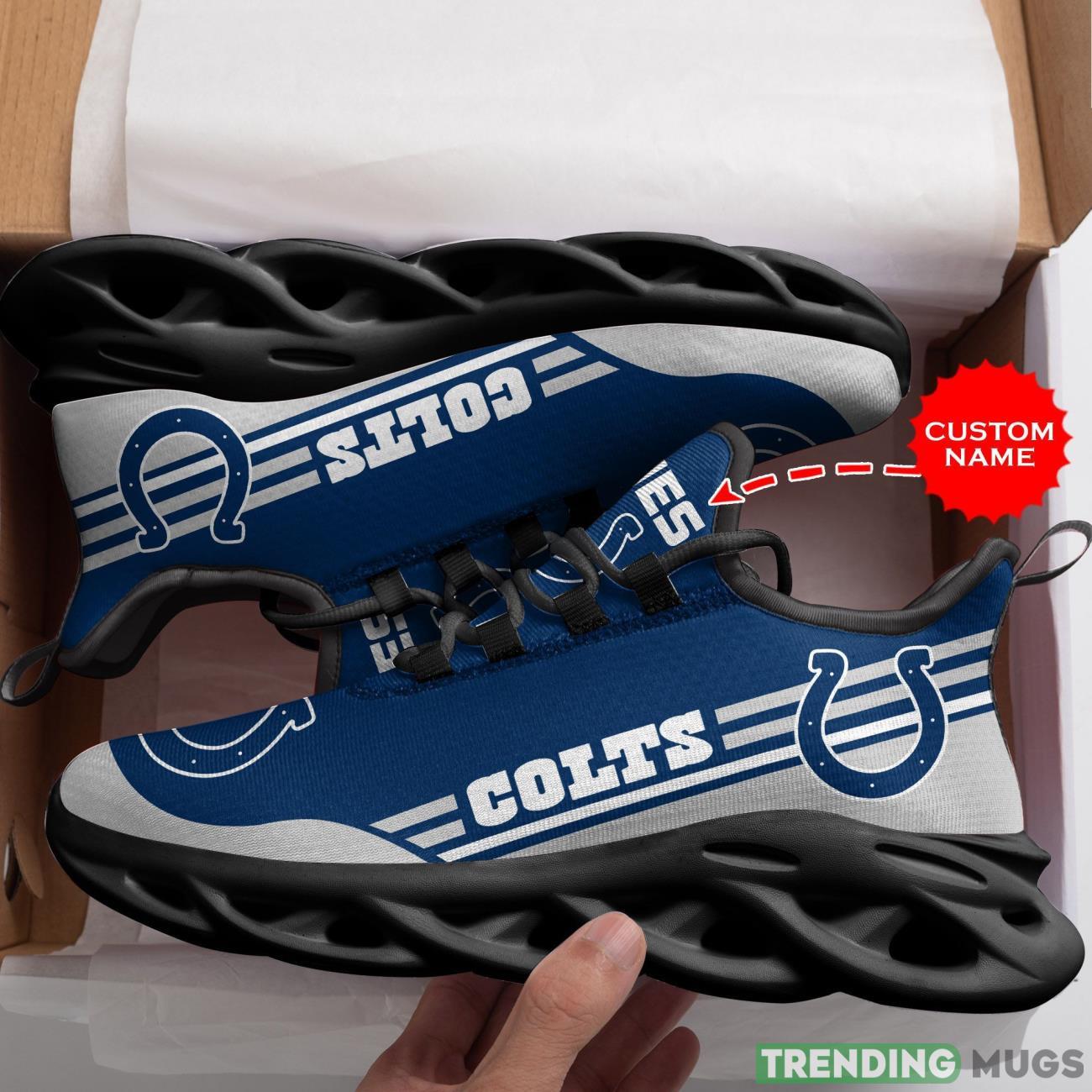 Indianapolis Colts Custom Name Max Soul Sneakers Running Sports Shoes Ultra Sneakers Max Soul Indianapolis Colts Custom Name Max Soul Sneakers Running Sports Shoes Ultra Sneakers Max Soul