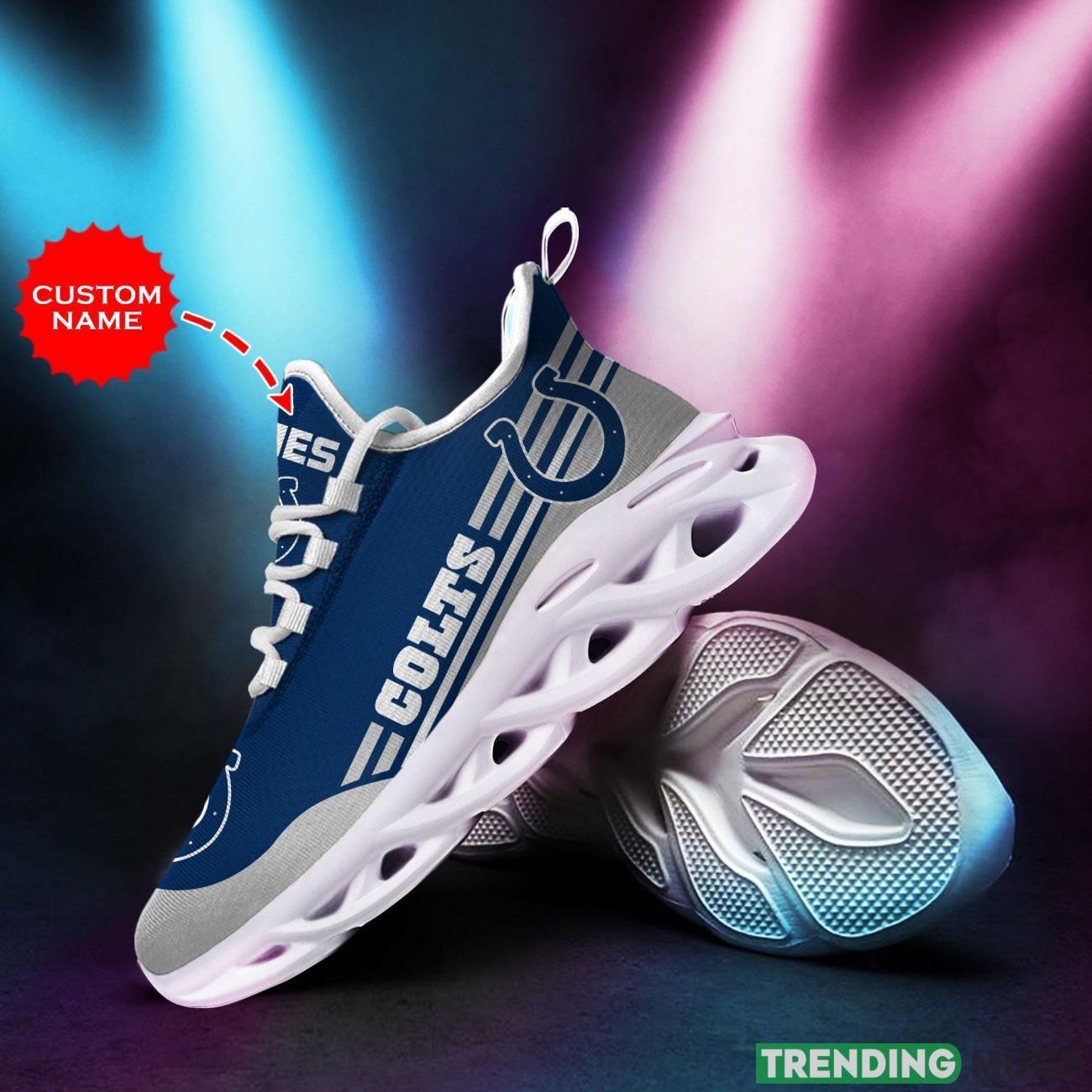 Indianapolis Colts Custom Name Max Soul Sneakers Running Sports Shoes Ultra Sneakers Max Soul Indianapolis Colts Custom Name Max Soul Sneakers Running Sports Shoes Ultra Sneakers Max Soul