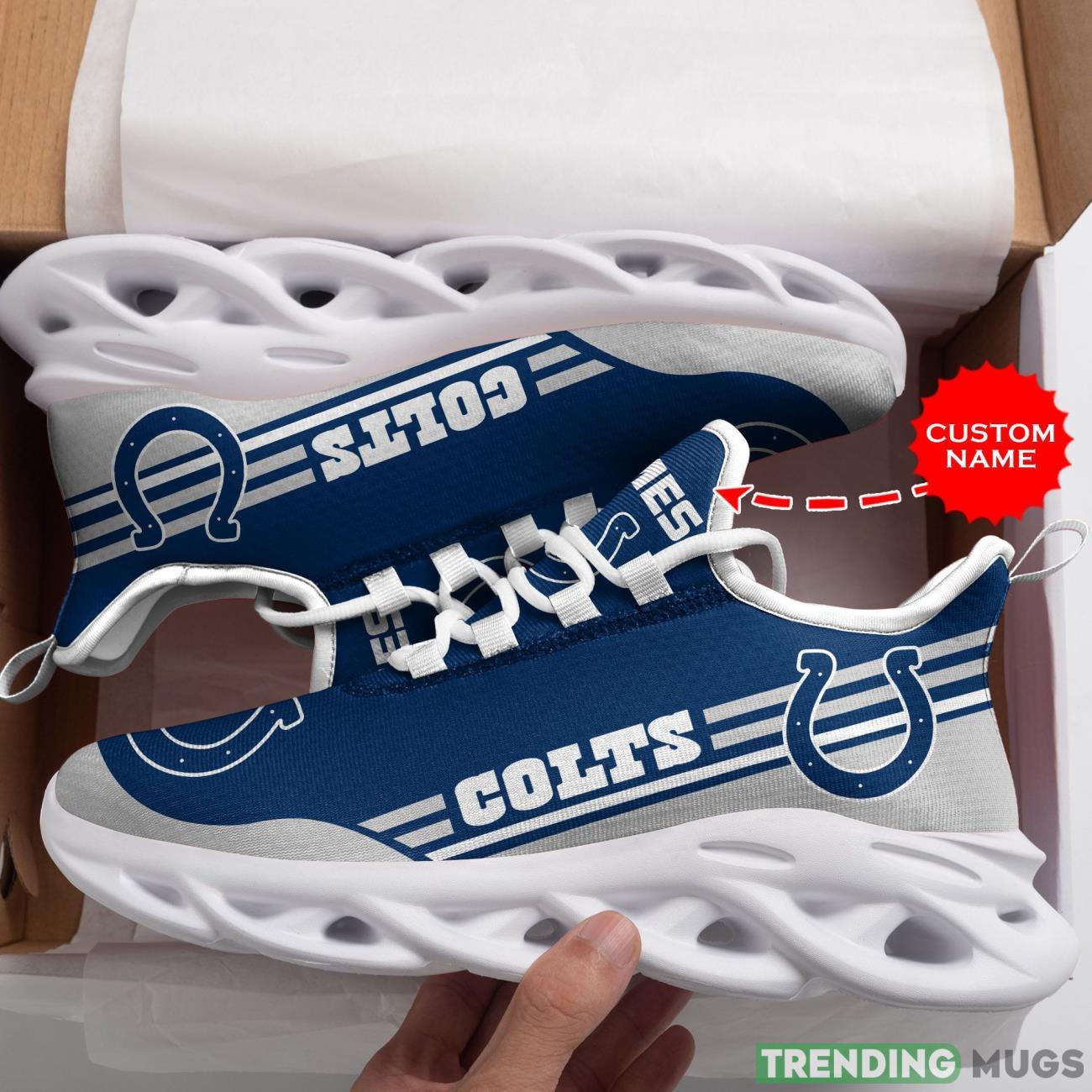 Indianapolis Colts Custom Name Max Soul Sneakers Running Sports Shoes Ultra Sneakers Max Soul Indianapolis Colts Custom Name Max Soul Sneakers Running Sports Shoes Ultra Sneakers Max Soul