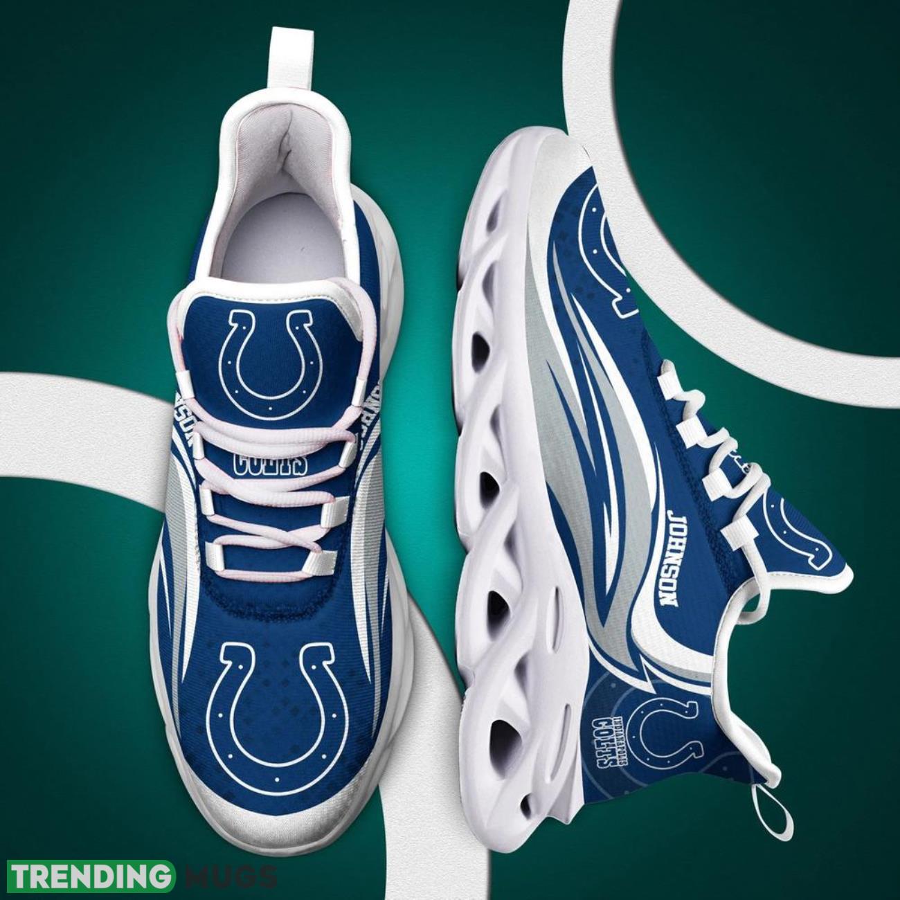 Indianapolis Colts NFL Logo Sport Team Max Soul Shoes Personalized Name Gifts Ultra Shoes Max Soul Indianapolis Colts NFL Logo Sport Team Max Soul Shoes Personalized Name Gifts Ultra Shoes Max Soul