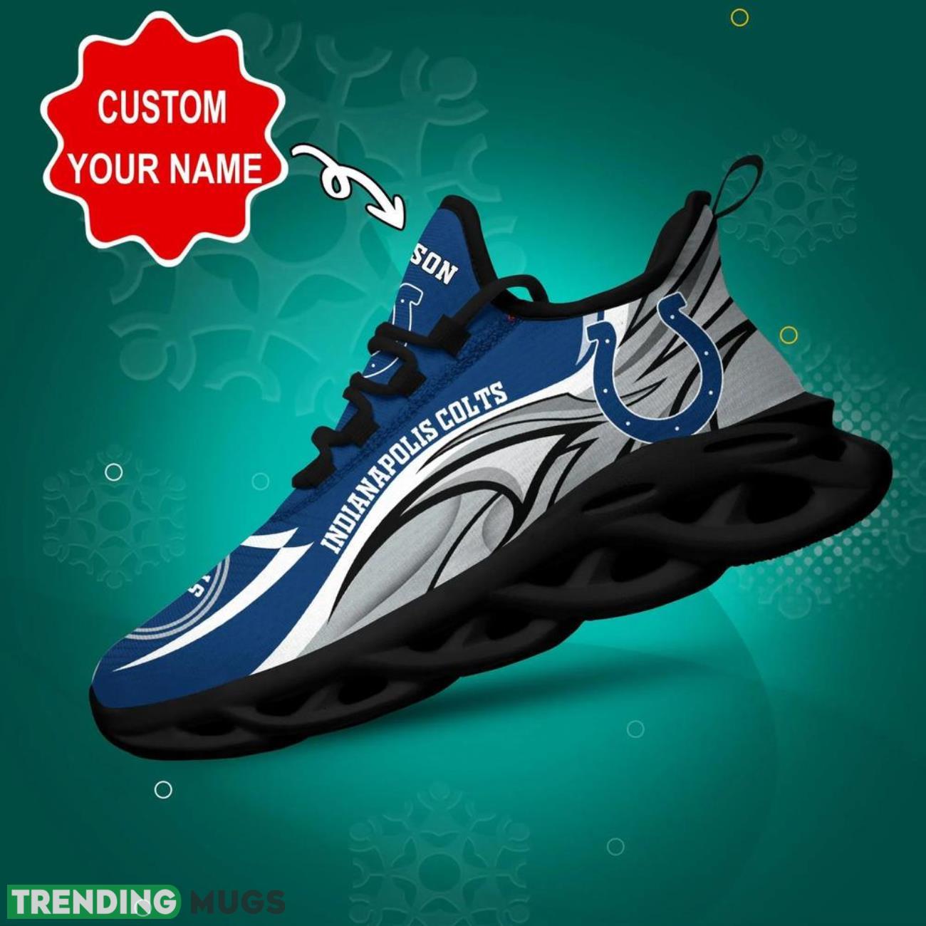 Indianapolis Colts NFL Max Soul Shoes Custom Name Sneakers Hot Trending Personalized Sneakers Product Photo 1 Indianapolis Colts NFL Max Soul Shoes Custom Name Sneakers Hot Trending Personalized Sneakers Product Photo 1