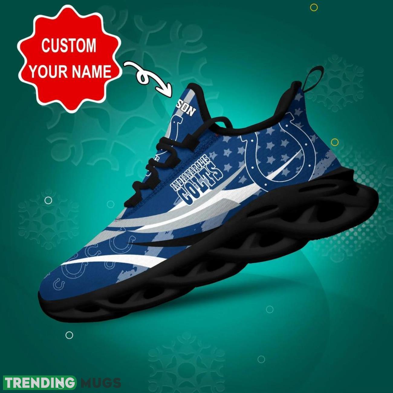 Indianapolis Colts NFL Max Soul Shoes Custom Name Sneakers Hot Trending Running Sneakers Product Photo 1 Indianapolis Colts NFL Max Soul Shoes Custom Name Sneakers Hot Trending Running Sneakers Product Photo 1