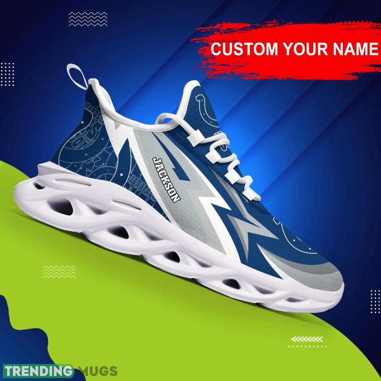 Indianapolis Colts NFL Max Soul Sneakers Personalize Shoes For Fans Men Women Sport Running Shoes Product Photo 1