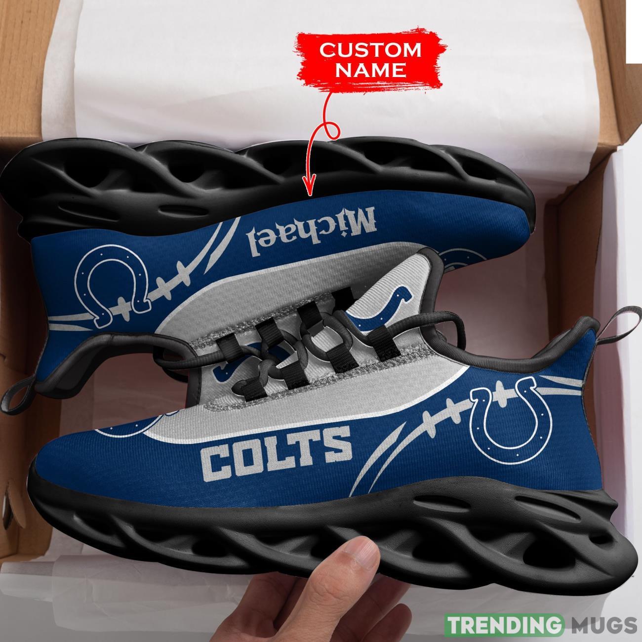 Indianapolis Colts Personalized Name Max Soul Sneakers Running Sports Shoes Ultra Sneakers Max Soul Indianapolis Colts Personalized Name Max Soul Sneakers Running Sports Shoes Ultra Sneakers Max Soul