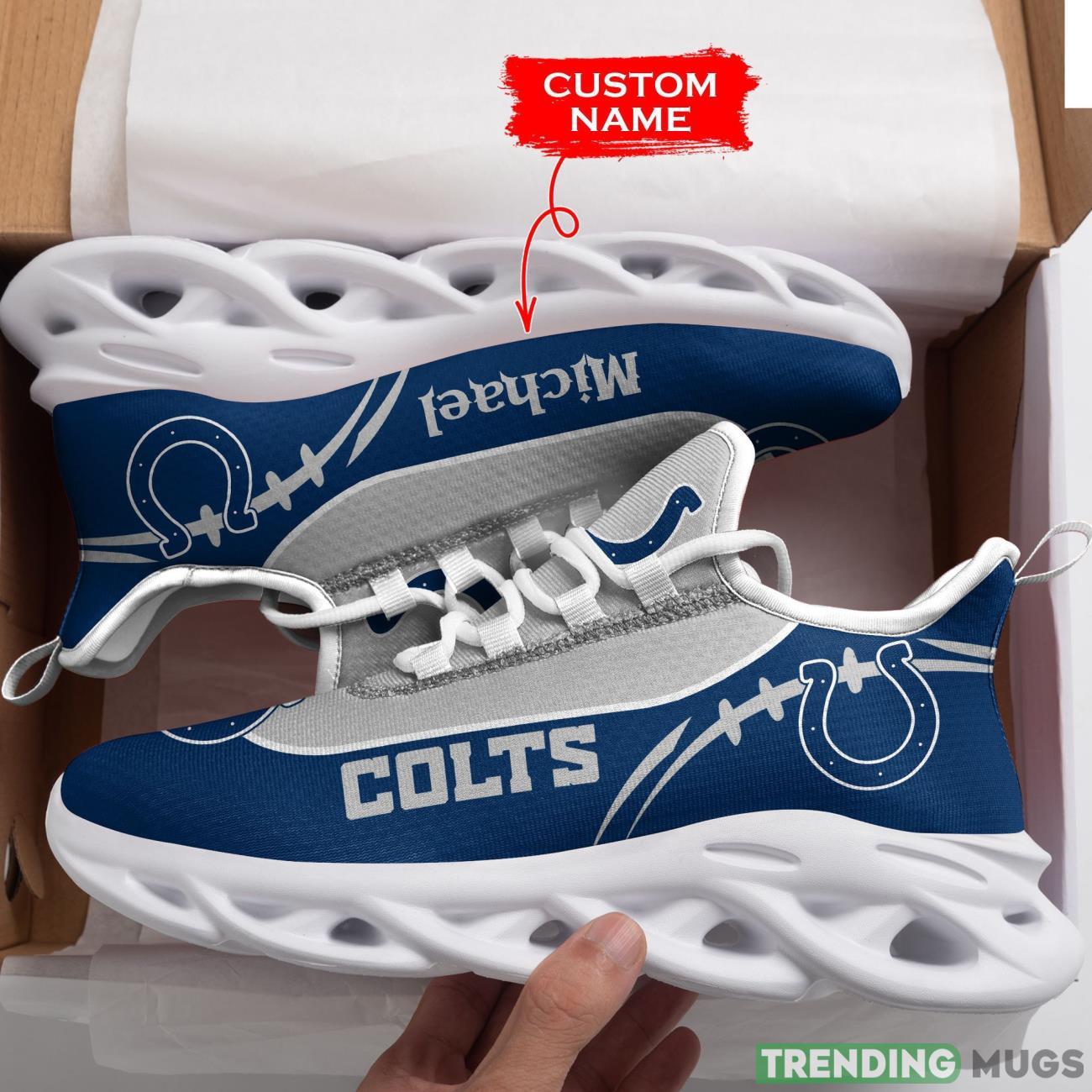 Indianapolis Colts Personalized Name Max Soul Sneakers Running Sports Shoes Ultra Sneakers Max Soul Indianapolis Colts Personalized Name Max Soul Sneakers Running Sports Shoes Ultra Sneakers Max Soul