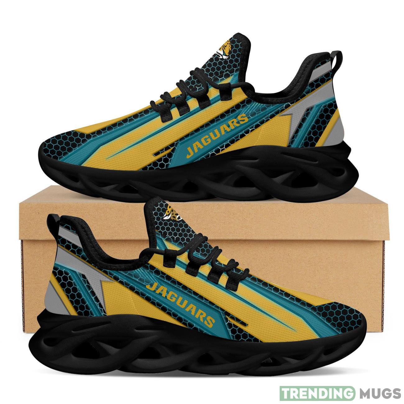 Jacksonville Jaguars Geometric Hexagon Design Trending Max Soul Clunky Shoes American Football Team Fans Max Soul Jacksonville Jaguars Geometric Hexagon Design Trending Max Soul Clunky Shoes American Football Team Fans Max Soul