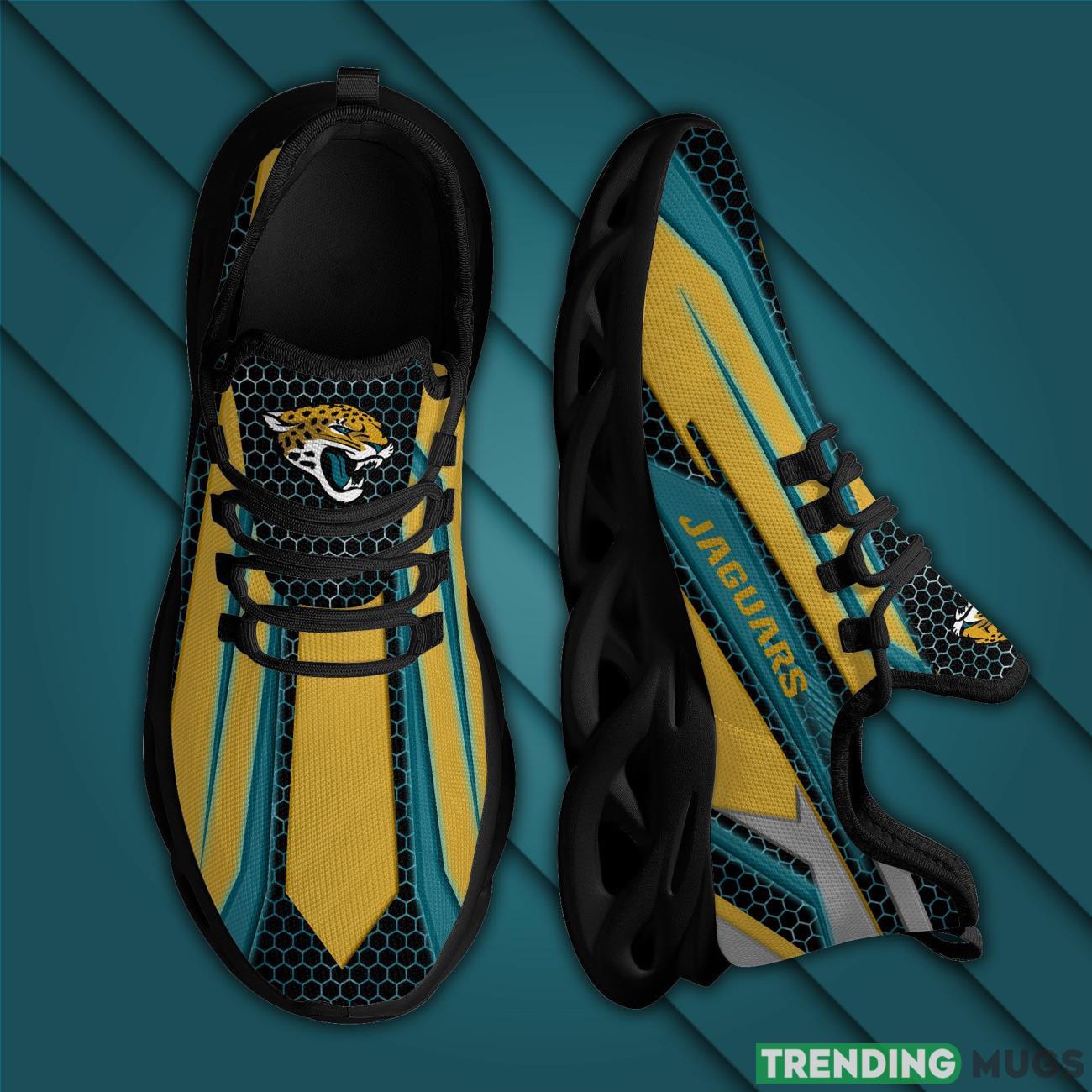 Jacksonville Jaguars Geometric Hexagon Design Trending Max Soul Clunky Shoes American Football Team Fans Max Soul Jacksonville Jaguars Geometric Hexagon Design Trending Max Soul Clunky Shoes American Football Team Fans Max Soul