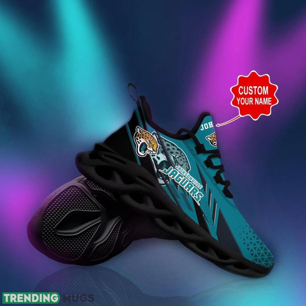 Jacksonville Jaguars NFL Max Soul Shoes Custom Name Sneakers Hot Trending Personalized Name Sneakers Max Soul Jacksonville Jaguars NFL Max Soul Shoes Custom Name Sneakers Hot Trending Personalized Name Sneakers Max Soul