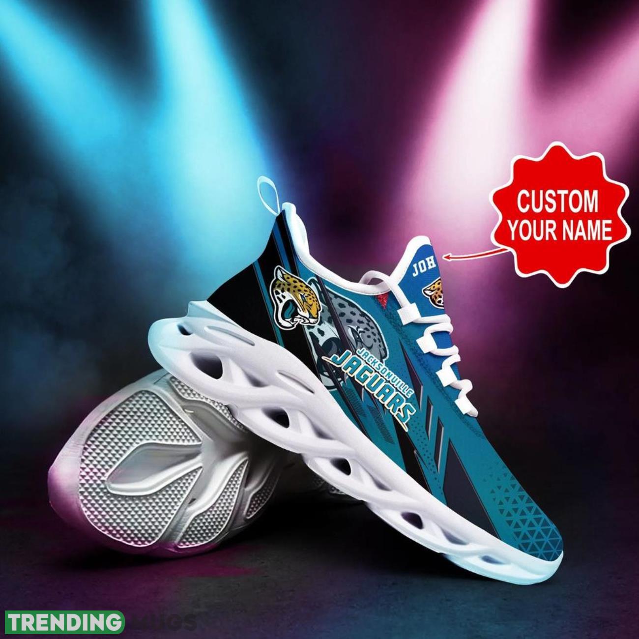 Jacksonville Jaguars NFL Max Soul Shoes Custom Name Sneakers Hot Trending Personalized Name Sneakers Max Soul Jacksonville Jaguars NFL Max Soul Shoes Custom Name Sneakers Hot Trending Personalized Name Sneakers Max Soul