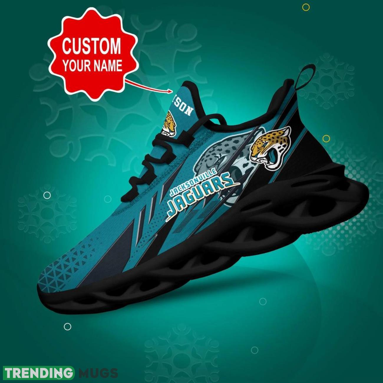 Jacksonville Jaguars NFL Max Soul Shoes Custom Name Sneakers Hot Trending Personalized Name Sneakers Max Soul Jacksonville Jaguars NFL Max Soul Shoes Custom Name Sneakers Hot Trending Personalized Name Sneakers Max Soul