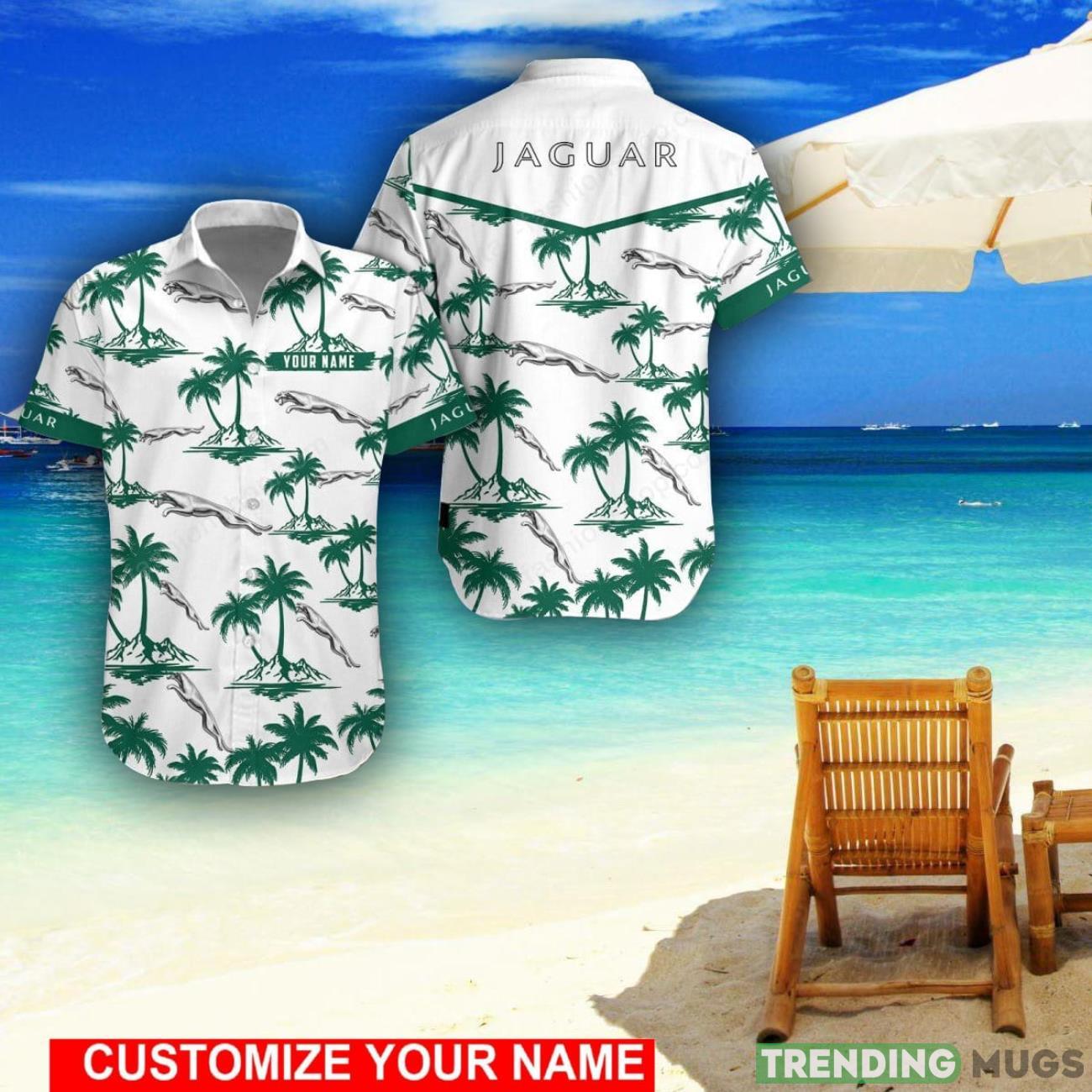 Jaguar Cars Custom Name 3D Hawaii Shirt Coconut Pattern Beach Shirt Product Photo 1 Jaguar Cars Custom Name 3D Hawaii Shirt Coconut Pattern Beach Shirt Product Photo 1