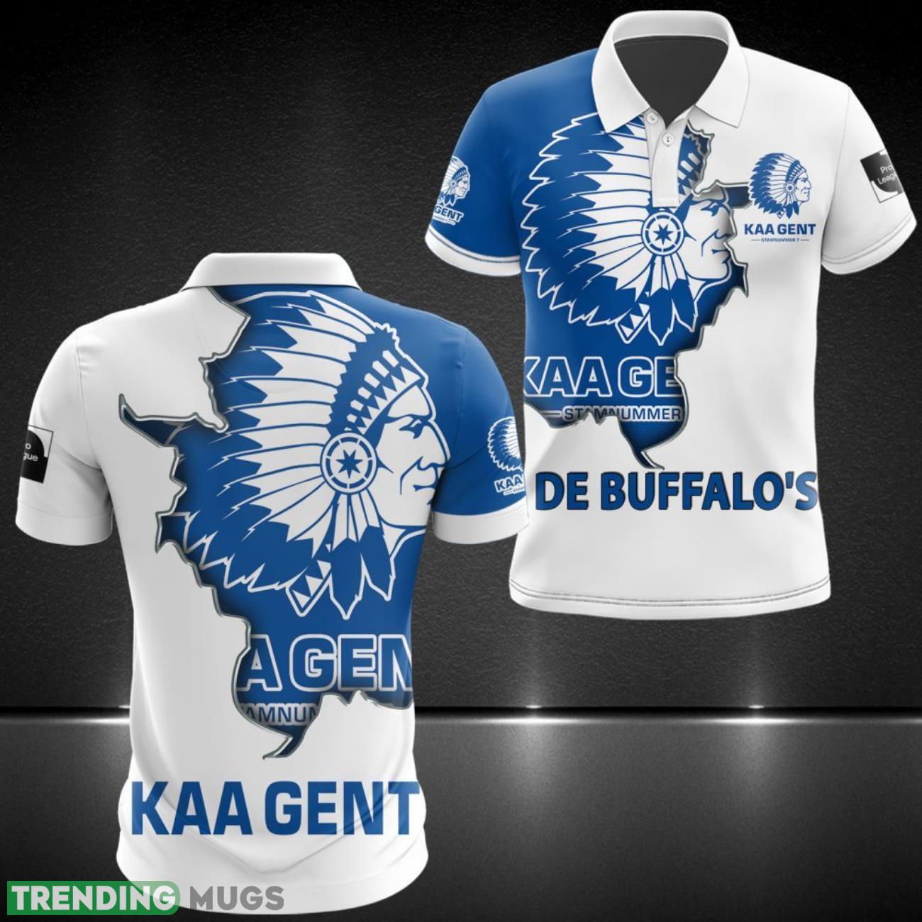 KAA Gent All Over printed 3D Polo Shirt Limited Design For Fans Product Photo 1 KAA Gent All Over printed 3D Polo Shirt Limited Design For Fans Product Photo 1