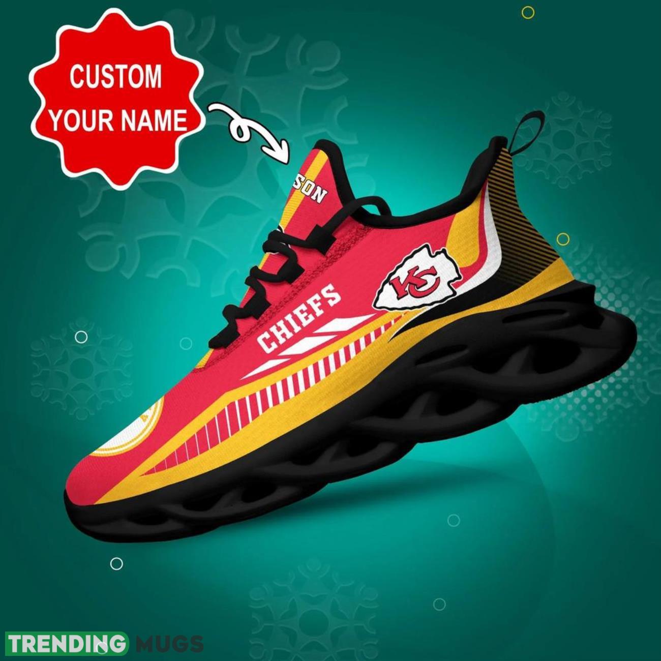Kansas City Chiefs NFL Max Soul Shoes Custom Name Sneakers Hot Trending Running Sneakers Product Photo 1 Kansas City Chiefs NFL Max Soul Shoes Custom Name Sneakers Hot Trending Running Sneakers Product Photo 1