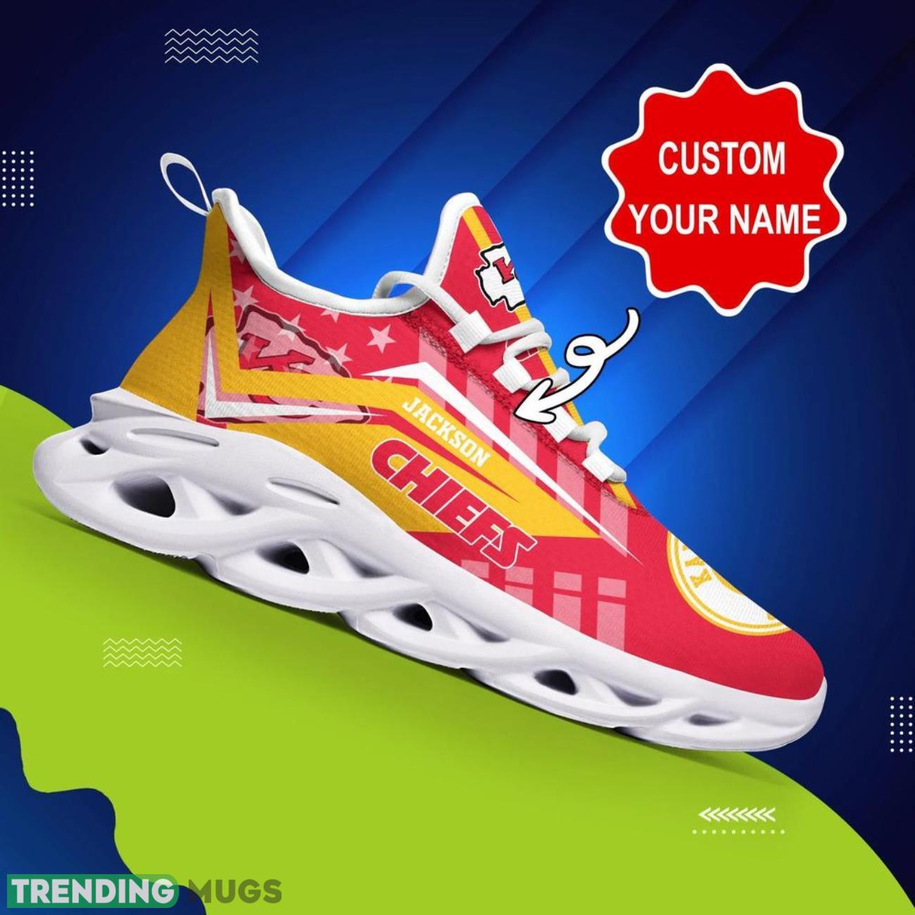 Kansas City Chiefs NFL Max Soul Sneakers Personalize Name Limited Sport Shoes Max Soul Kansas City Chiefs NFL Max Soul Sneakers Personalize Name Limited Sport Shoes Max Soul