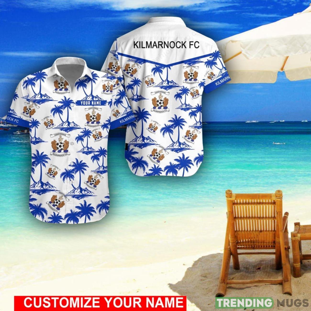 Kilmarnock F.C. Custom Name 3D Hawaii Shirt Coconut Pattern Beach Shirt Product Photo 1 Kilmarnock F.C. Custom Name 3D Hawaii Shirt Coconut Pattern Beach Shirt Product Photo 1