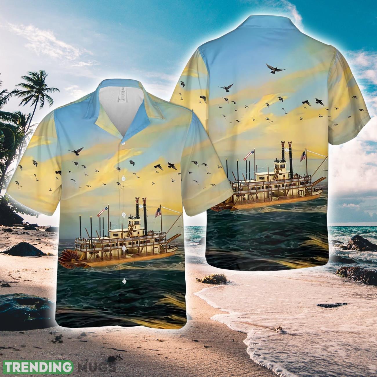 King of the Mississippi Steam-Powered Boat Hawaiian Shirt Unique Gift Product Photo 1 King of the Mississippi Steam-Powered Boat Hawaiian Shirt Unique Gift Product Photo 1