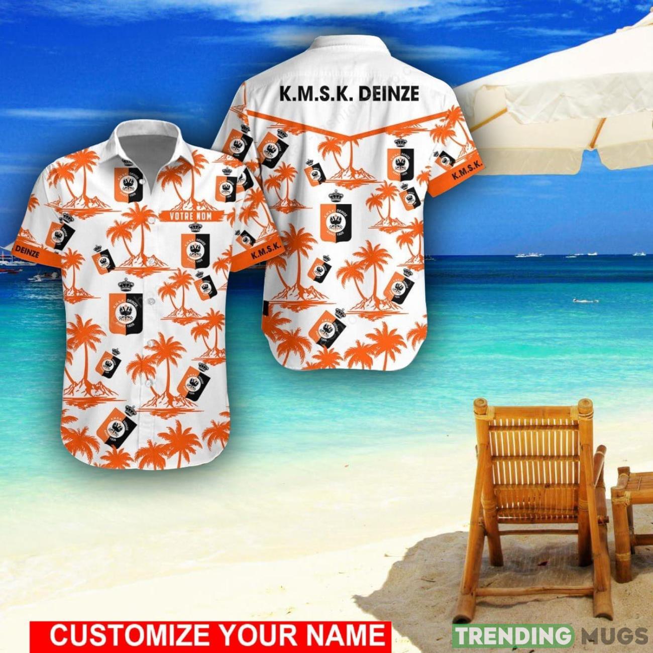 K.M.S.K. Deinze Custom Name 3D Hawaii Shirt Coconut Pattern Beach Shirt Product Photo 1 K.M.S.K. Deinze Custom Name 3D Hawaii Shirt Coconut Pattern Beach Shirt Product Photo 1