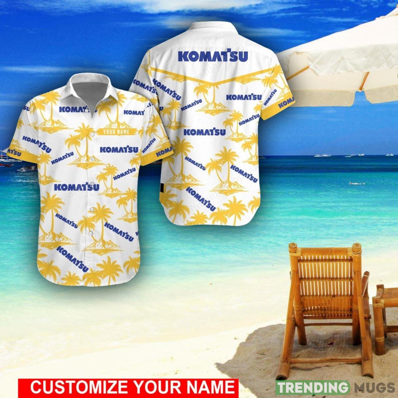 Komatsu Custom Name 3D Hawaii Shirt Coconut Pattern Beach Shirt Product Photo 1 Komatsu Custom Name 3D Hawaii Shirt Coconut Pattern Beach Shirt Product Photo 1