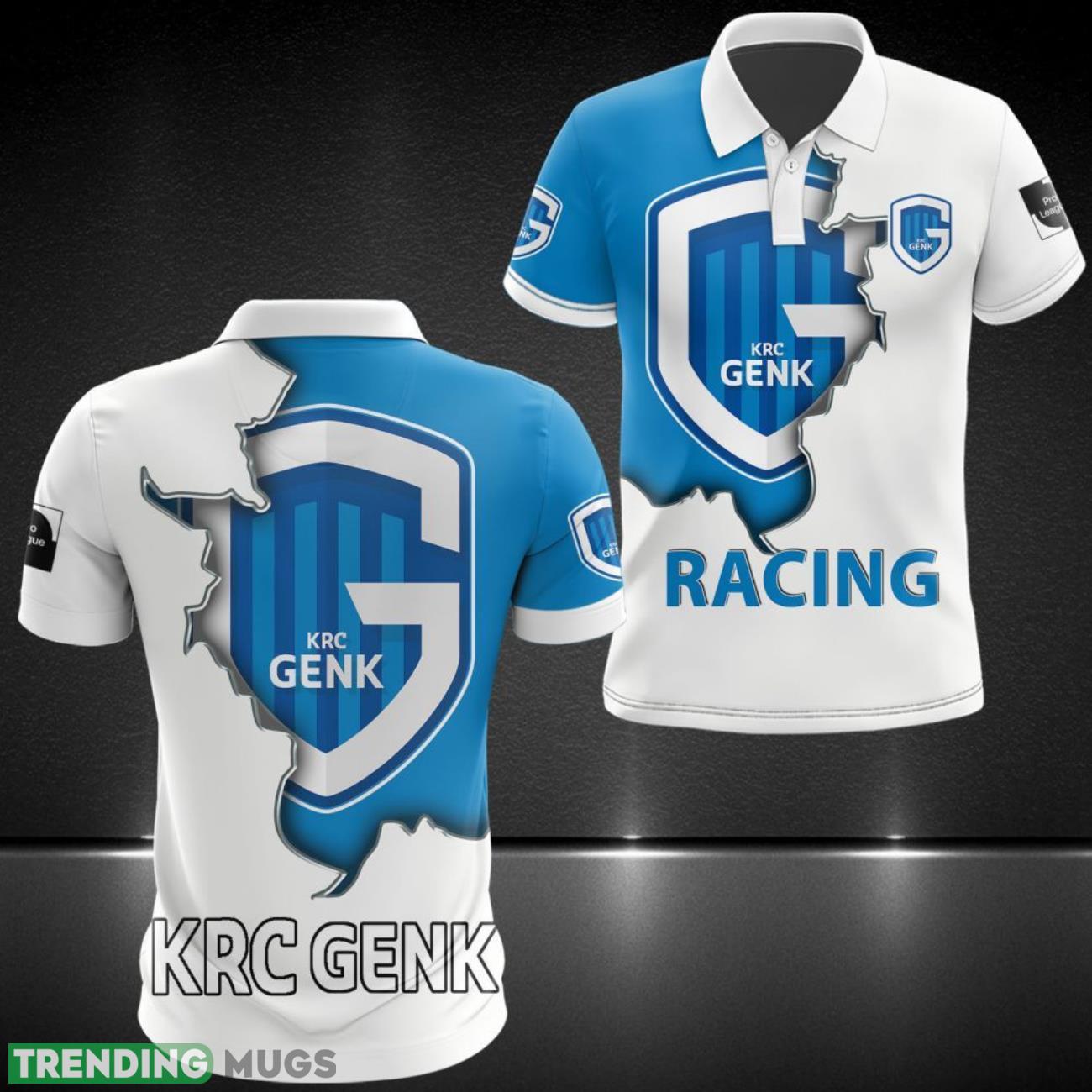 K.R.C. Genk 3D Polo Shirt For Fans Comfortable Polo For Fans Product Photo 1 K.R.C. Genk 3D Polo Shirt For Fans Comfortable Polo For Fans Product Photo 1