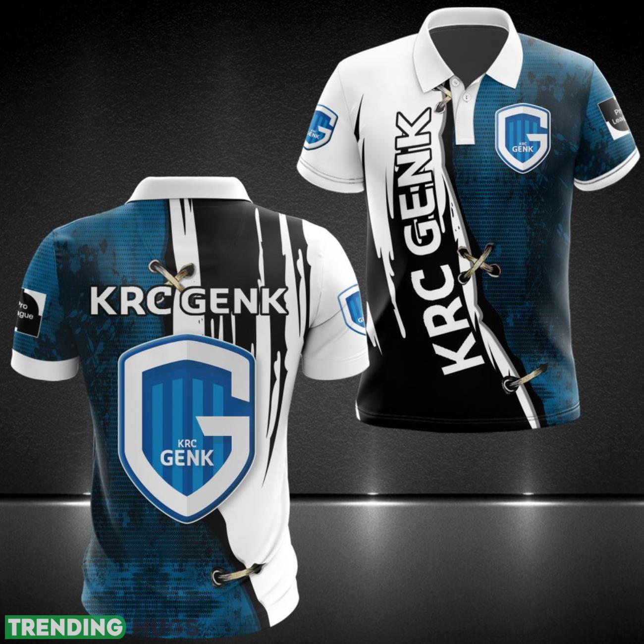 K.R.C. Genk Logo Team All Over printed 3D Polo Shirt Limited Design For Fans Product Photo 1 K.R.C. Genk Logo Team All Over printed 3D Polo Shirt Limited Design For Fans Product Photo 1