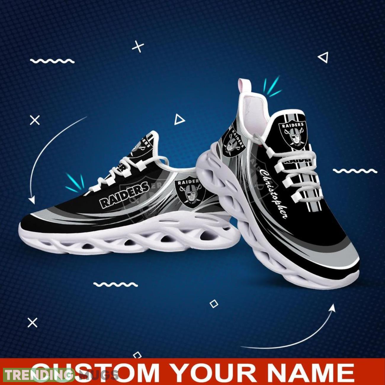 Las Vegas Raiders NFL Max Soul Shoes Custom Name Sneakers Hot Trending Running Sneakers Max Soul Las Vegas Raiders NFL Max Soul Shoes Custom Name Sneakers Hot Trending Running Sneakers Max Soul