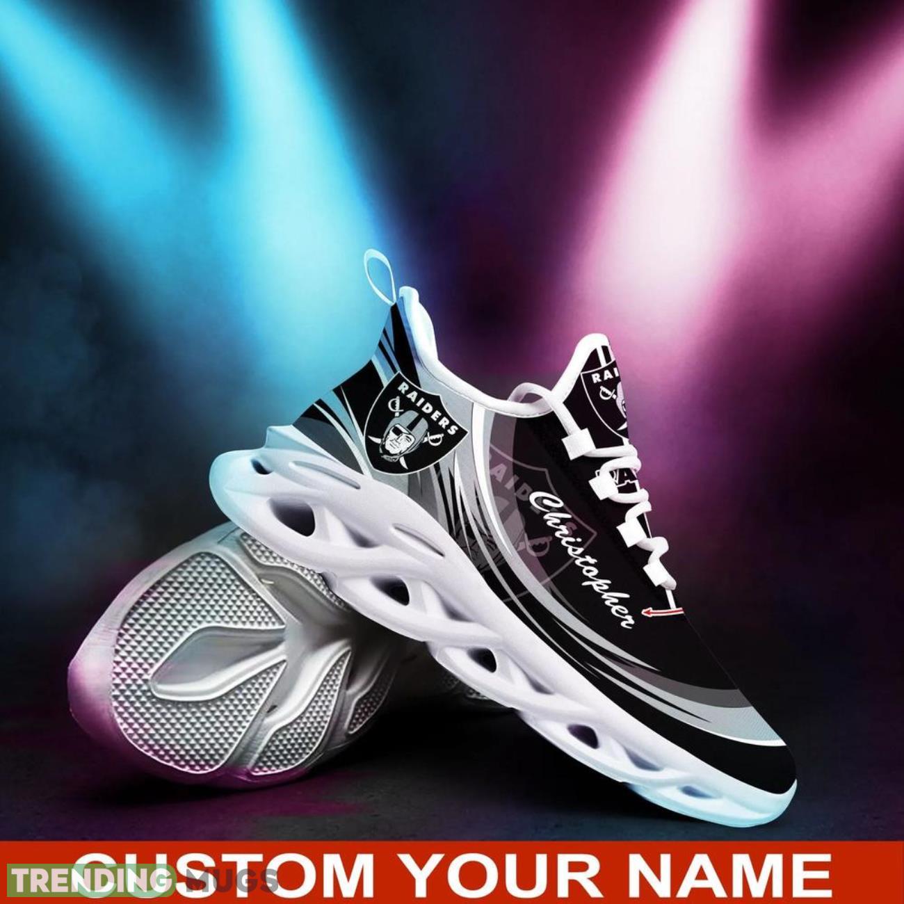 Las Vegas Raiders NFL Max Soul Shoes Custom Name Sneakers Hot Trending Running Sneakers Max Soul Las Vegas Raiders NFL Max Soul Shoes Custom Name Sneakers Hot Trending Running Sneakers Max Soul