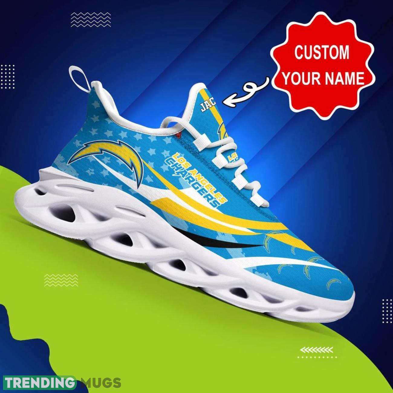 Los Angeles Chargers NFL Max Soul Sneakers Personalize Shoes For Fans Men Women Sport Running Shoes Max Soul Los Angeles Chargers NFL Max Soul Sneakers Personalize Shoes For Fans Men Women Sport Running Shoes Max Soul