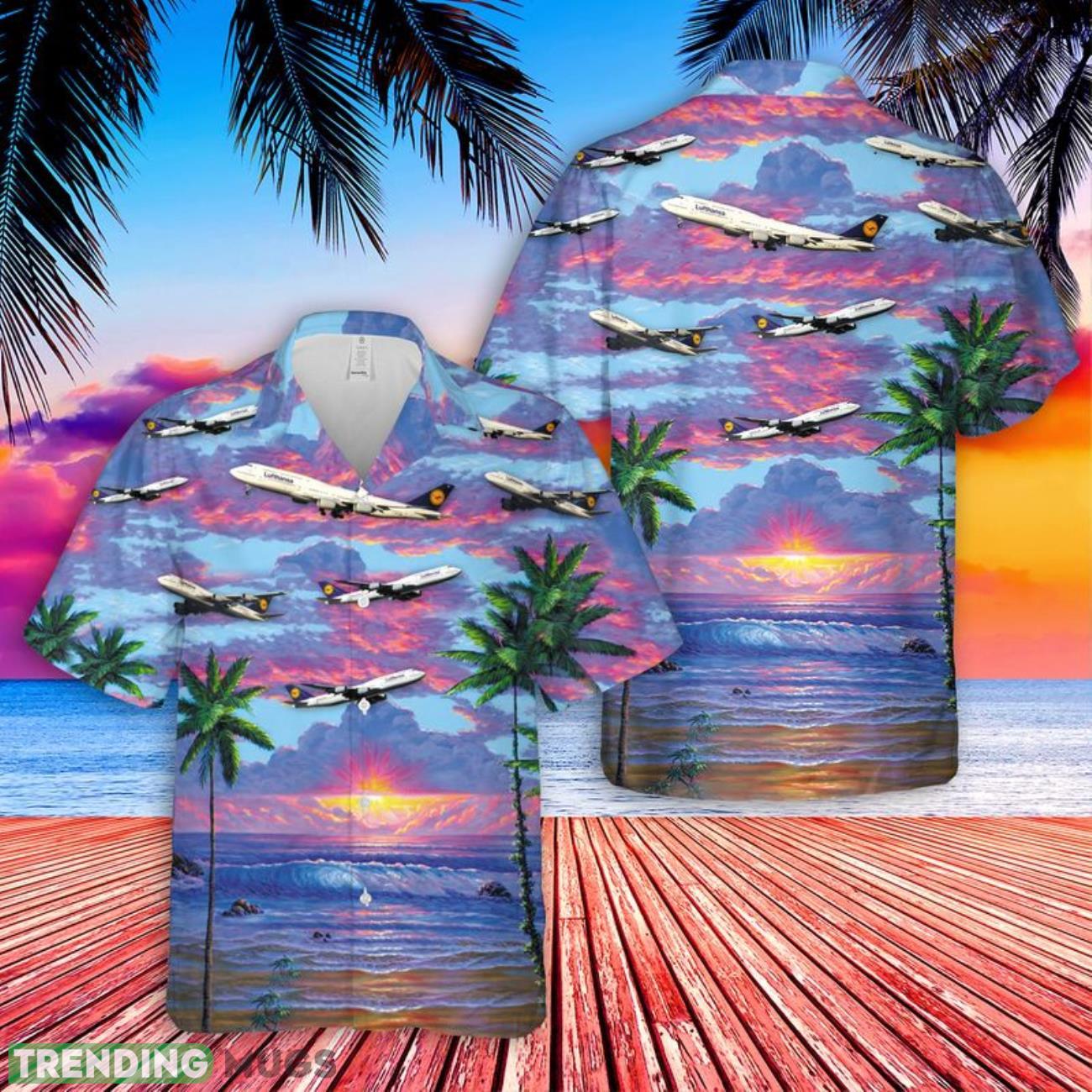 Lufthansa Boeing 747-8 Hawaiian Shirt Unique Gift Product Photo 1 Lufthansa Boeing 747-8 Hawaiian Shirt Unique Gift Product Photo 1