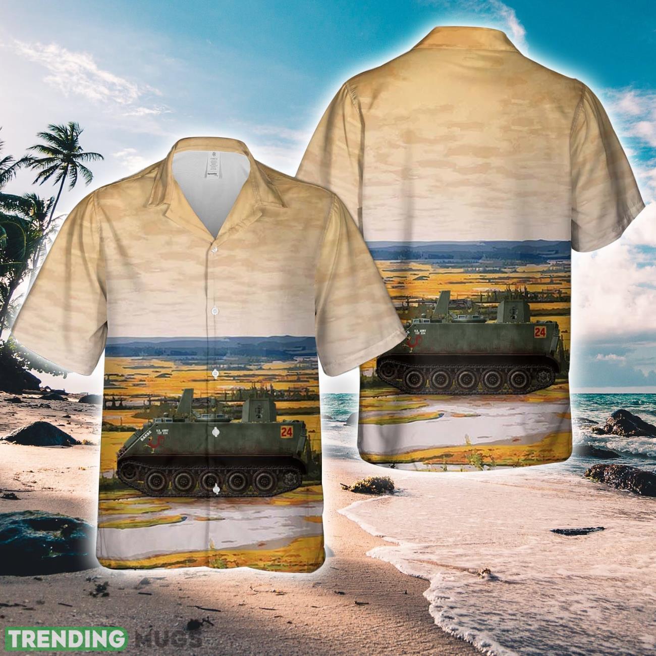 M113A1 of the US Army at Da Nang, 1970 Hawaiian Shirt Unique Gift Product Photo 1 M113A1 of the US Army at Da Nang, 1970 Hawaiian Shirt Unique Gift Product Photo 1