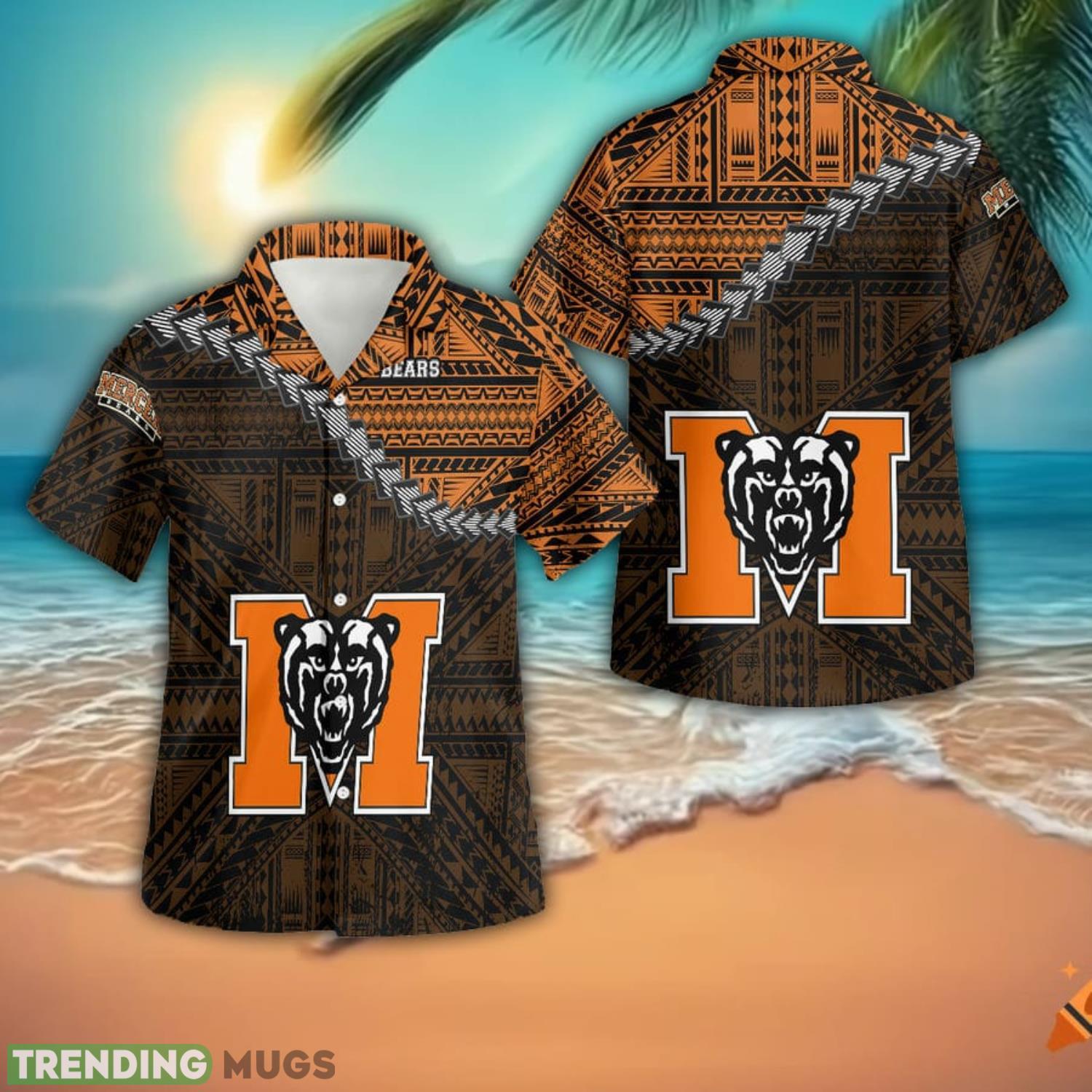 Mercer Bears 3D Button Hawaiian Shirt Men And Women Aloha Summer Beach Gift Product Photo 1 Mercer Bears 3D Button Hawaiian Shirt Men And Women Aloha Summer Beach Gift Product Photo 1