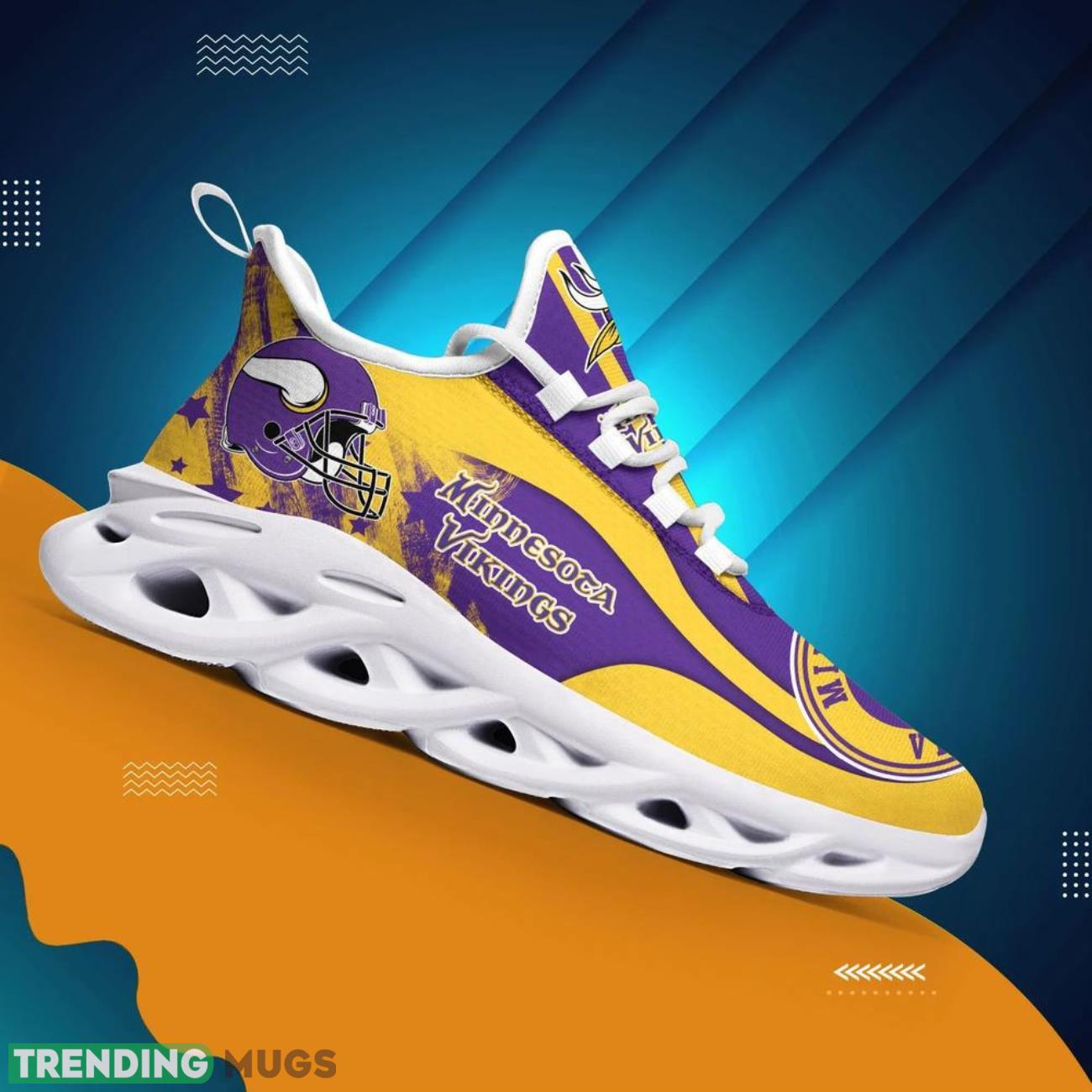 Minnesota Vikings NFL Max Soul Shoes Custom Name Sneakers Hot Trending Personalized Sneakers Product Photo 1 Minnesota Vikings NFL Max Soul Shoes Custom Name Sneakers Hot Trending Personalized Sneakers Product Photo 1