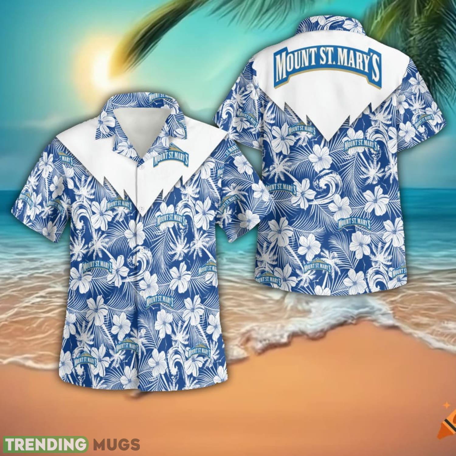 Mount St Marys Mountaineers 3D Button Hawaiian Shirt Men And Women Aloha Summer Beach Gift Product Photo 1 Mount St Marys Mountaineers 3D Button Hawaiian Shirt Men And Women Aloha Summer Beach Gift Product Photo 1