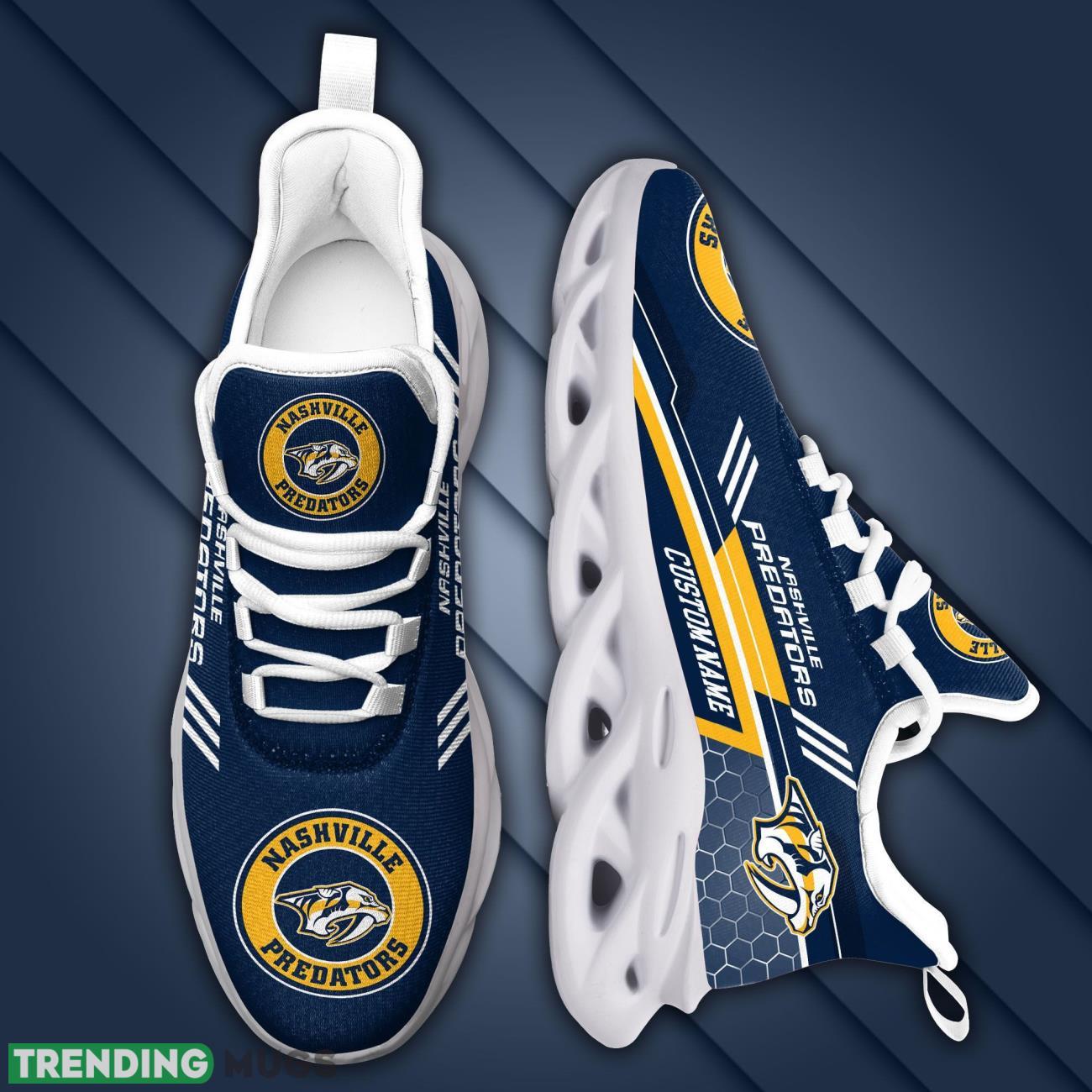 Nashville Predators Custom Personalized Max Soul Sneakers Dynamic Shoes For Men Women Max Soul Nashville Predators Custom Personalized Max Soul Sneakers Dynamic Shoes For Men Women Max Soul