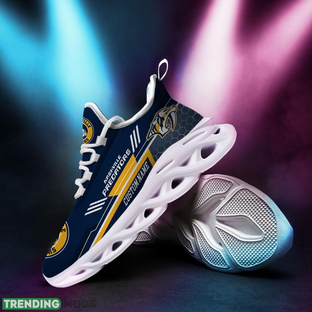 Nashville Predators Custom Personalized Max Soul Sneakers Dynamic Shoes For Men Women Max Soul Nashville Predators Custom Personalized Max Soul Sneakers Dynamic Shoes For Men Women Max Soul