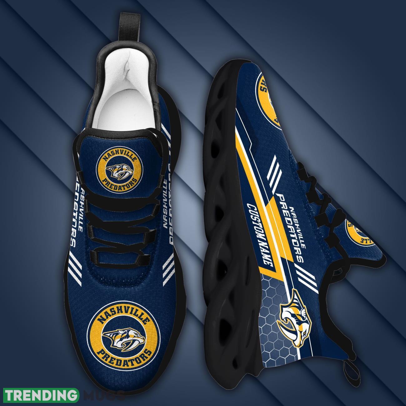Nashville Predators Custom Personalized Max Soul Sneakers Dynamic Shoes For Men Women Max Soul Nashville Predators Custom Personalized Max Soul Sneakers Dynamic Shoes For Men Women Max Soul