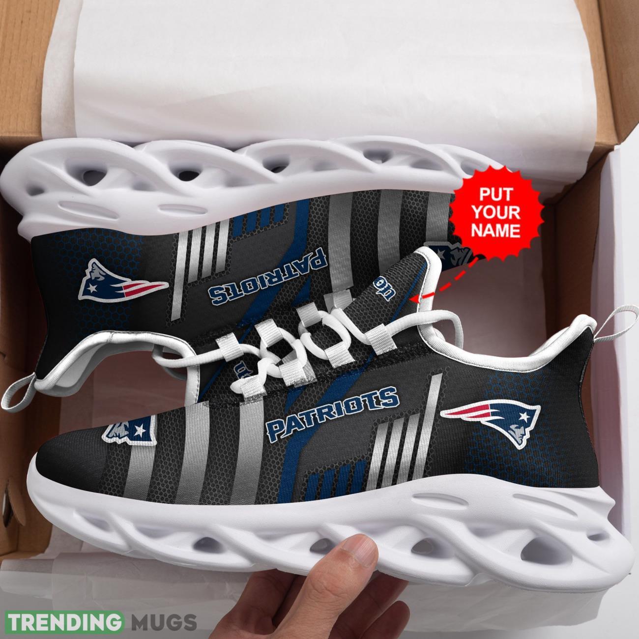 New England Patriots Custom Name Max Soul Sneakers Dynamic Shoes For Men Women Max Soul New England Patriots Custom Name Max Soul Sneakers Dynamic Shoes For Men Women Max Soul