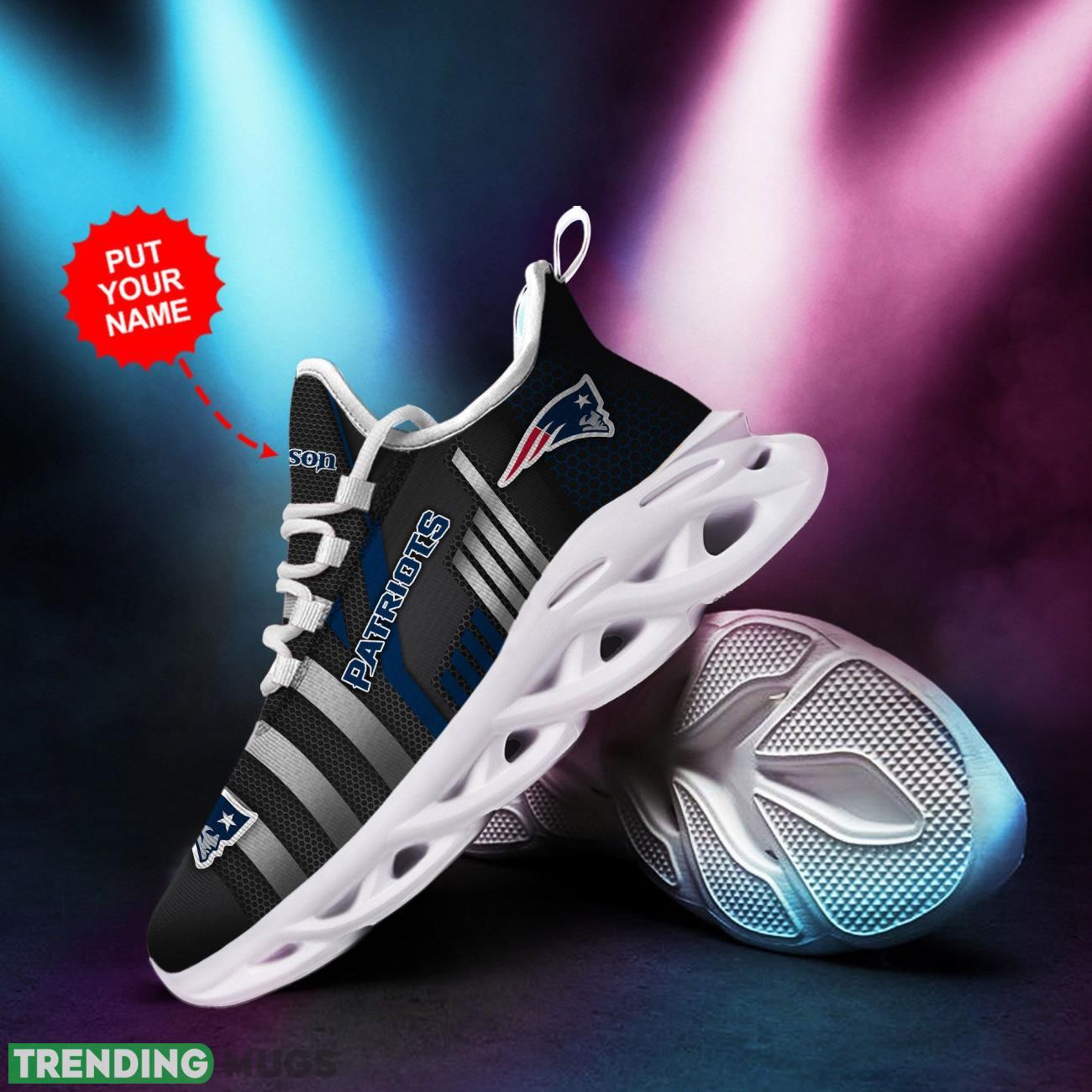 New England Patriots Custom Name Max Soul Sneakers Dynamic Shoes For Men Women Max Soul New England Patriots Custom Name Max Soul Sneakers Dynamic Shoes For Men Women Max Soul