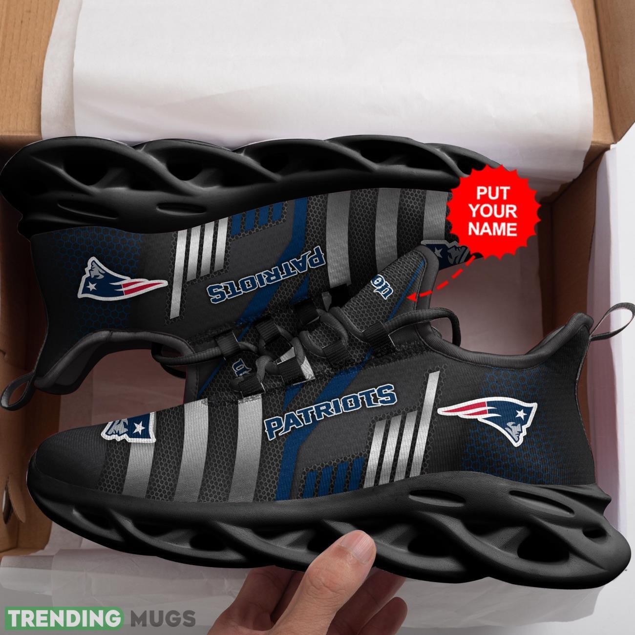 New England Patriots Custom Name Max Soul Sneakers Dynamic Shoes For Men Women Max Soul New England Patriots Custom Name Max Soul Sneakers Dynamic Shoes For Men Women Max Soul