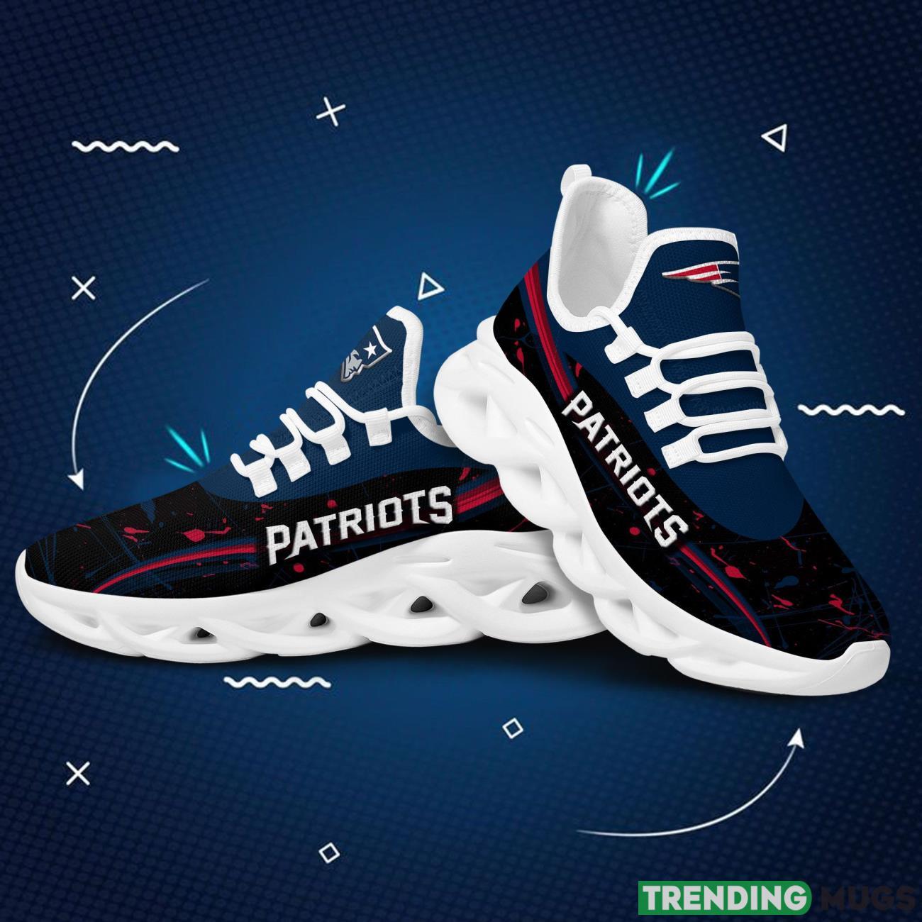 New England Patriots Splash Colors Design Trending Max Soul Clunky Sneaker Shoes For Mens Womens American Football Team Max Soul New England Patriots Splash Colors Design Trending Max Soul Clunky Sneaker Shoes For Mens Womens American Football Team Max Soul