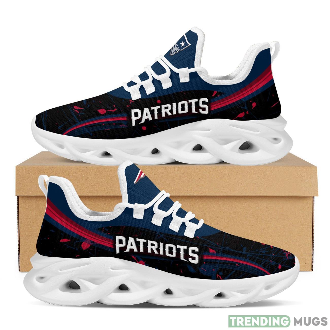 New England Patriots Splash Colors Design Trending Max Soul Clunky Sneaker Shoes For Mens Womens American Football Team Product Photo 1 New England Patriots Splash Colors Design Trending Max Soul Clunky Sneaker Shoes For Mens Womens American Football Team Product Photo 1