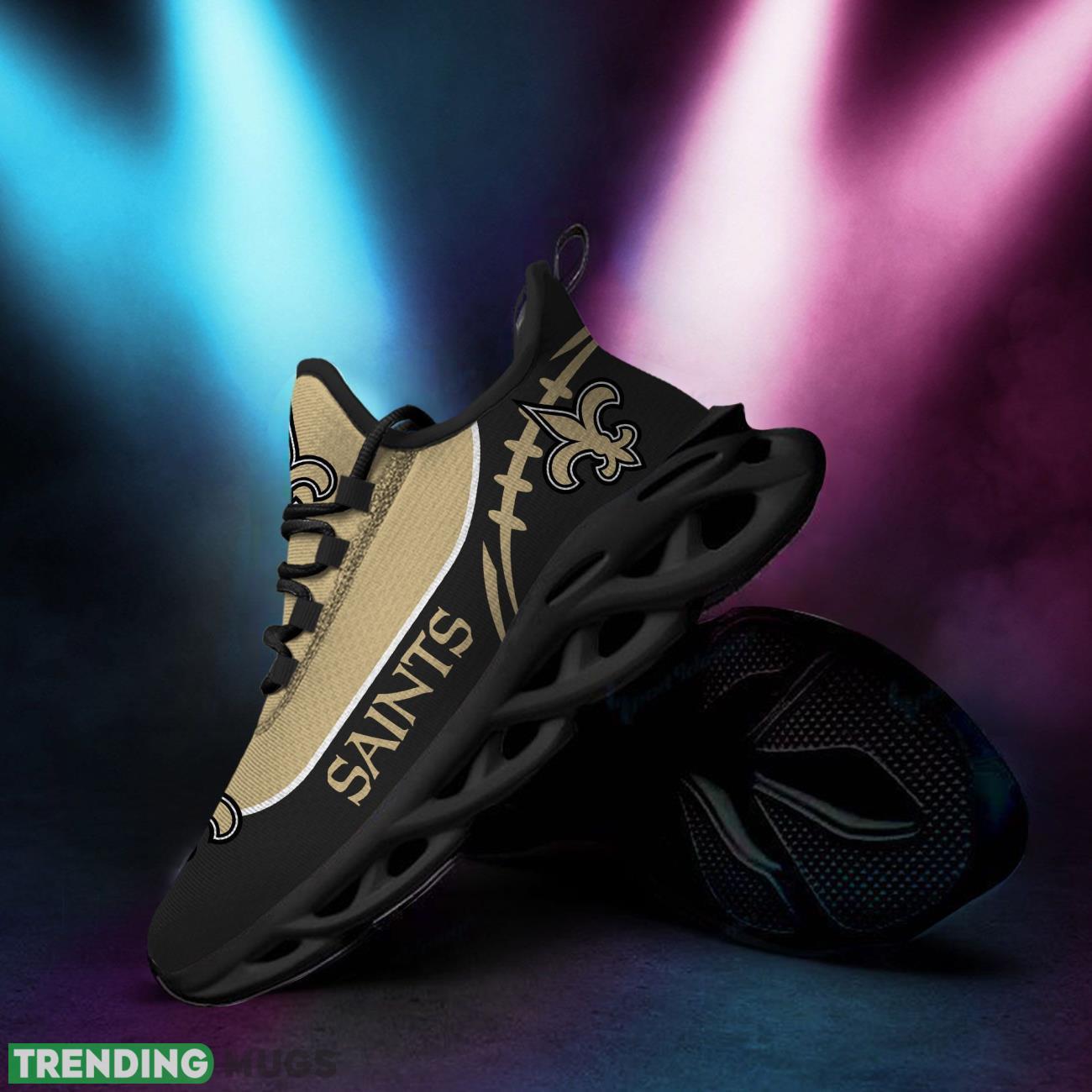 New Orleans Saints Custom Name Personalized Max Soul Sneakers Dynamic Shoes For Men Women Max Soul New Orleans Saints Custom Name Personalized Max Soul Sneakers Dynamic Shoes For Men Women Max Soul