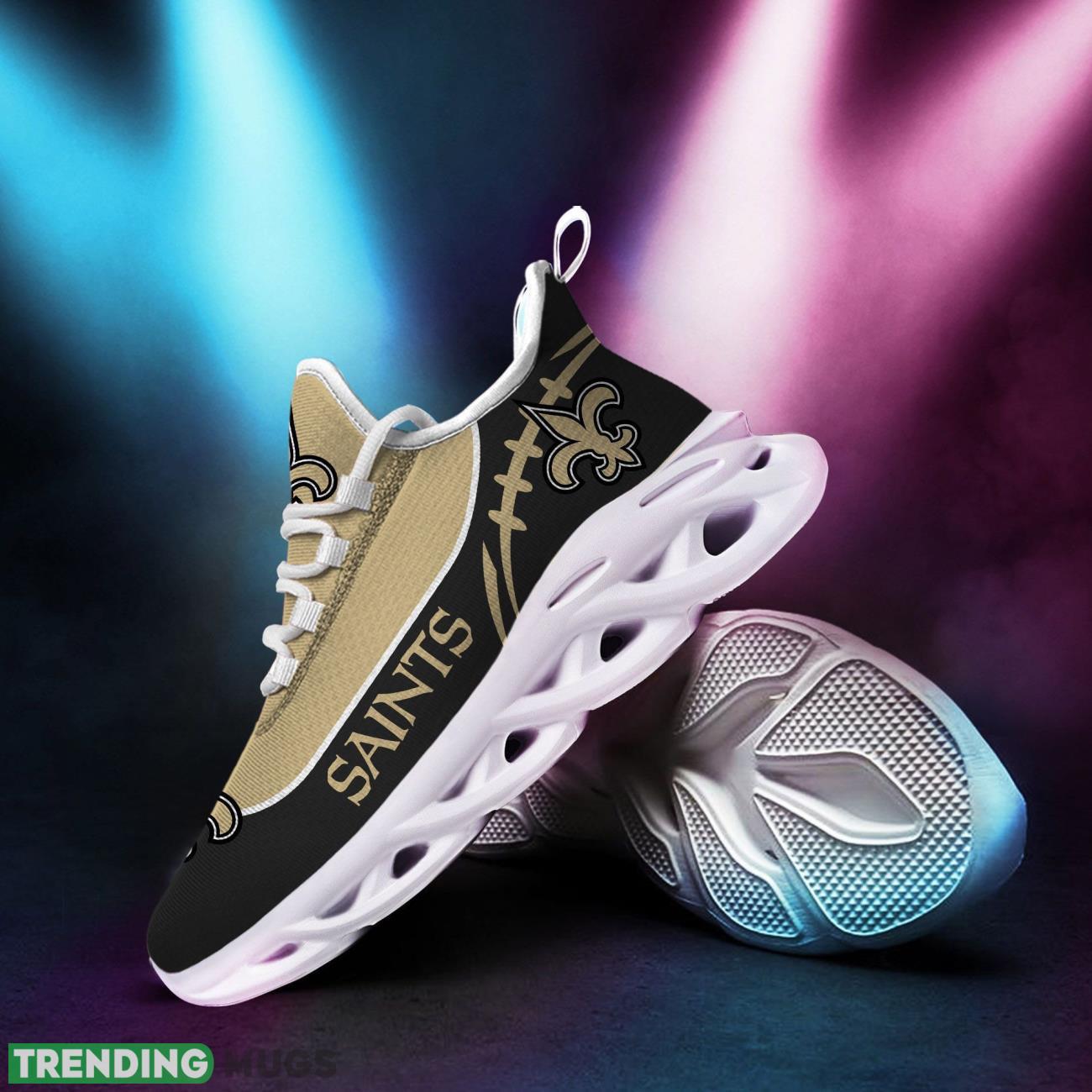 New Orleans Saints Custom Name Personalized Max Soul Sneakers Dynamic Shoes For Men Women Max Soul New Orleans Saints Custom Name Personalized Max Soul Sneakers Dynamic Shoes For Men Women Max Soul